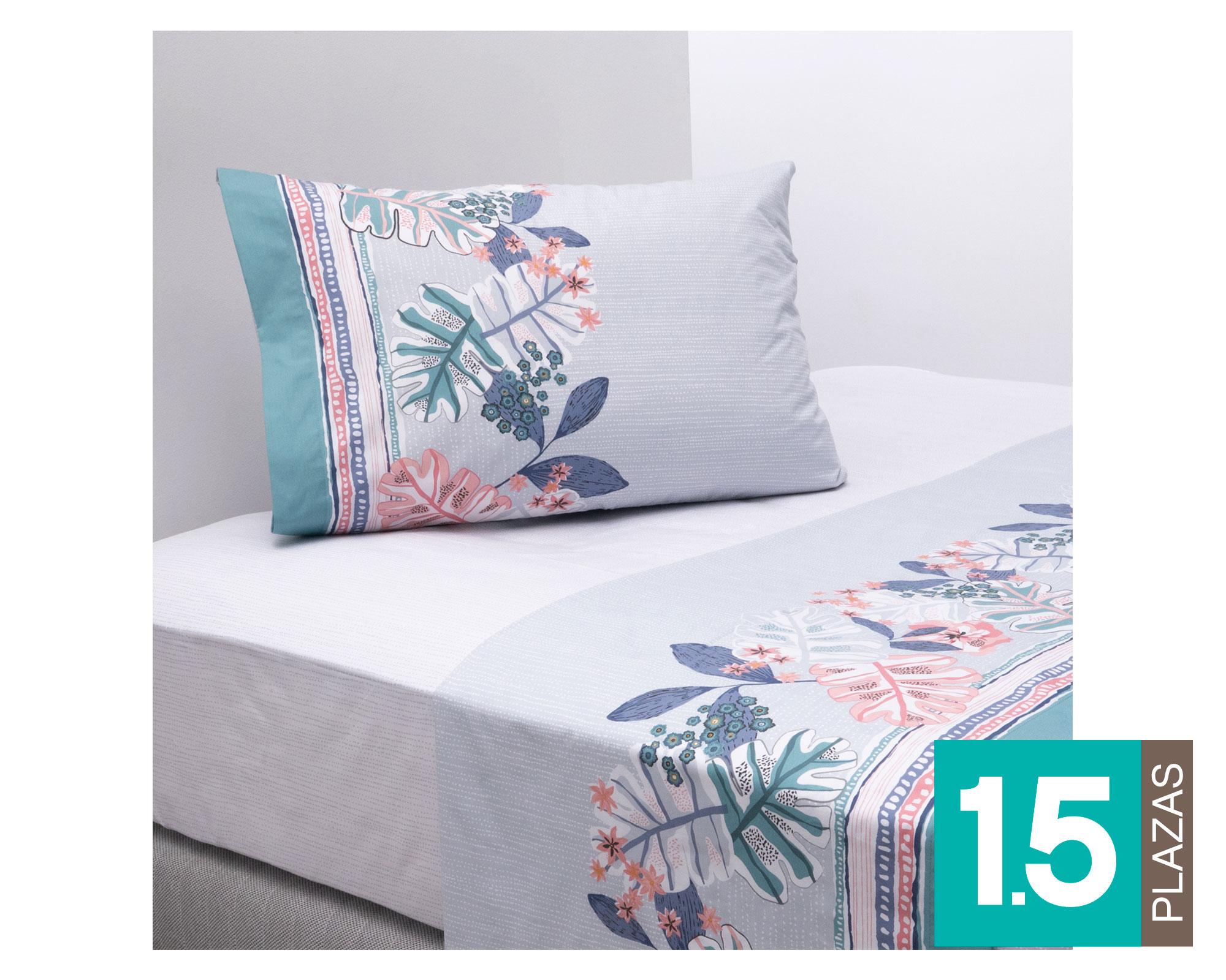 Sábanas 1.5 plazas 200 Hilos Estampado safari-0