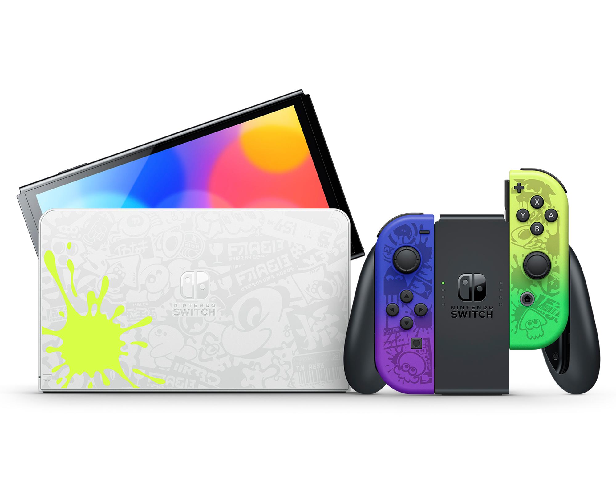 Consola Nintendo Switch oled splatoon-0
