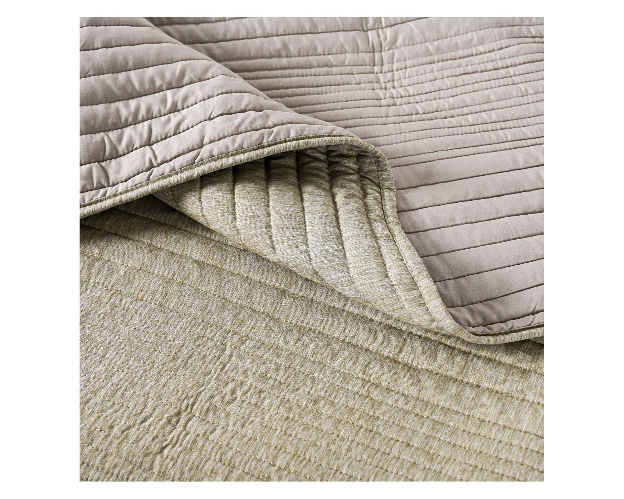 Quilt 2 plazas Stripes linen-1