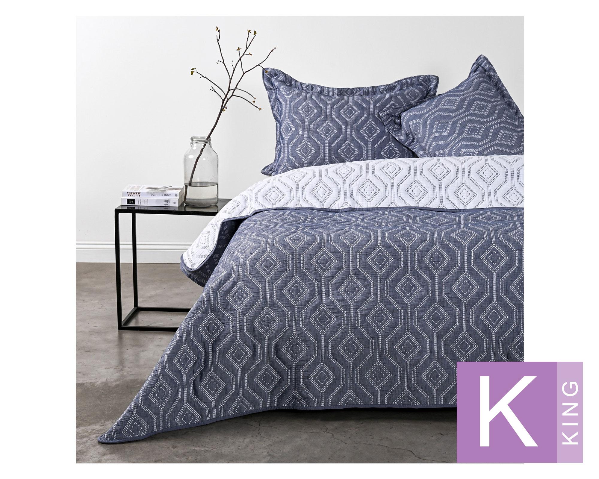 Quilt King Jacquard geometric-0