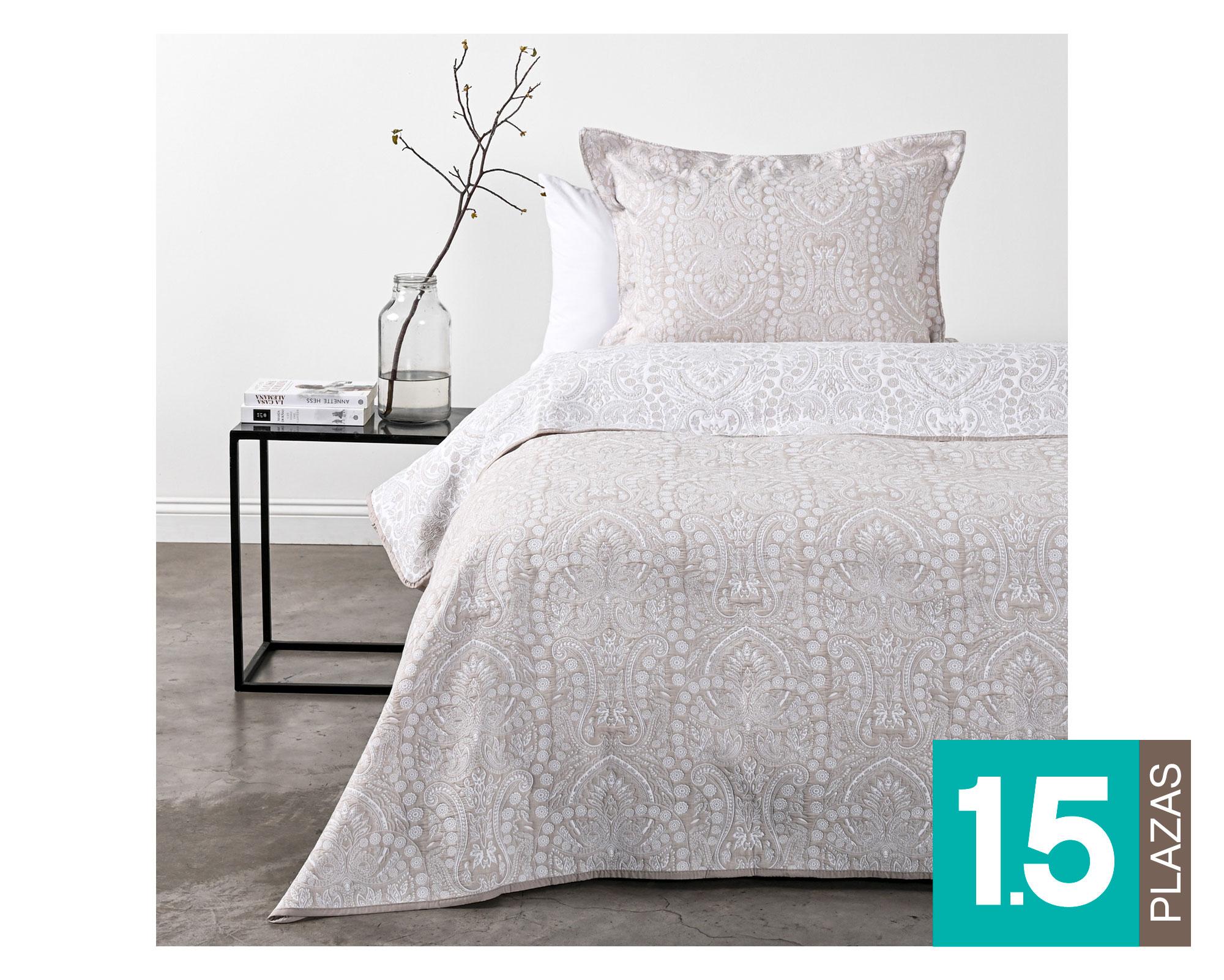 Quilt 1.5 plazas Matte latte-0