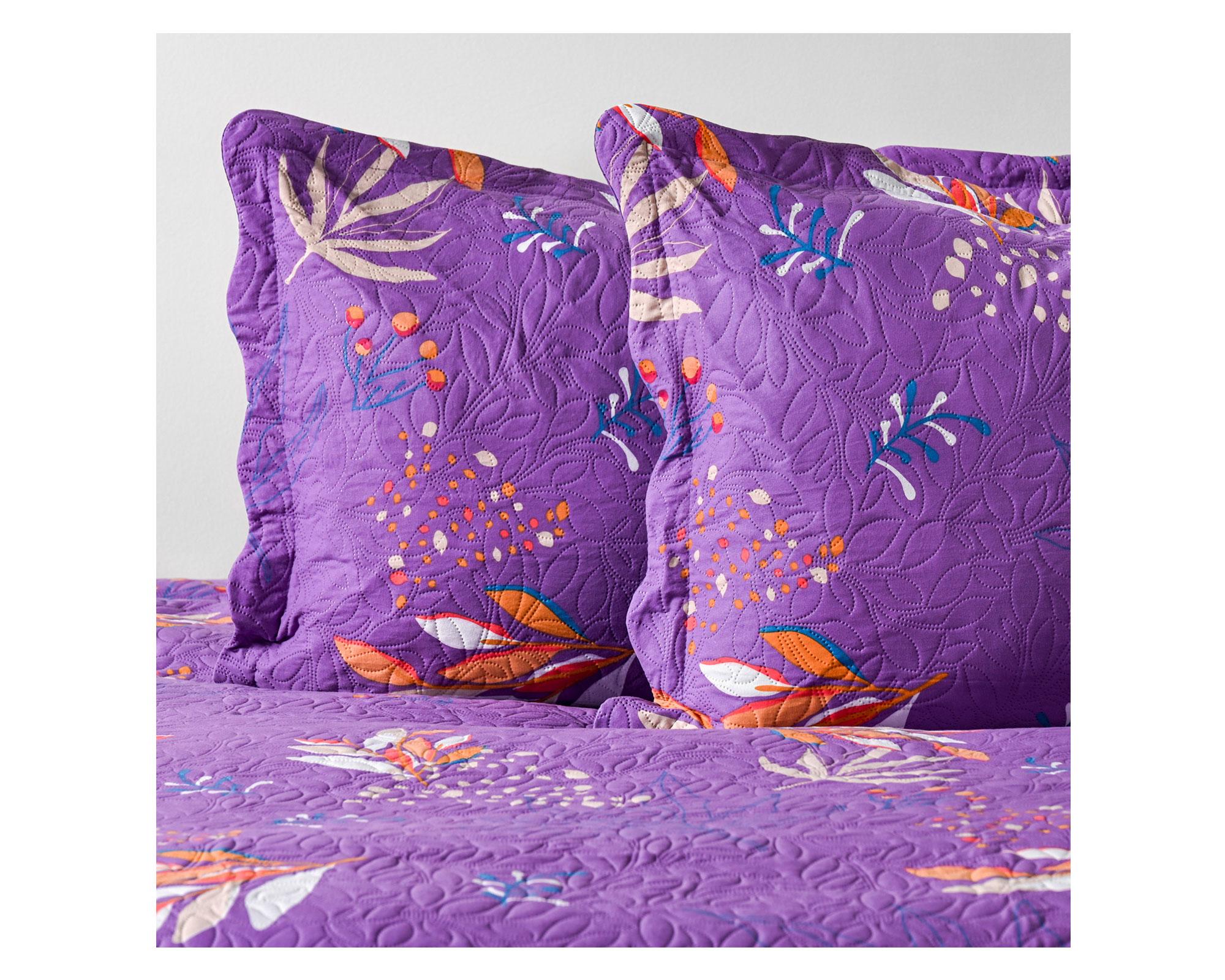 Quilt 2 plazas Estampado lavander-2