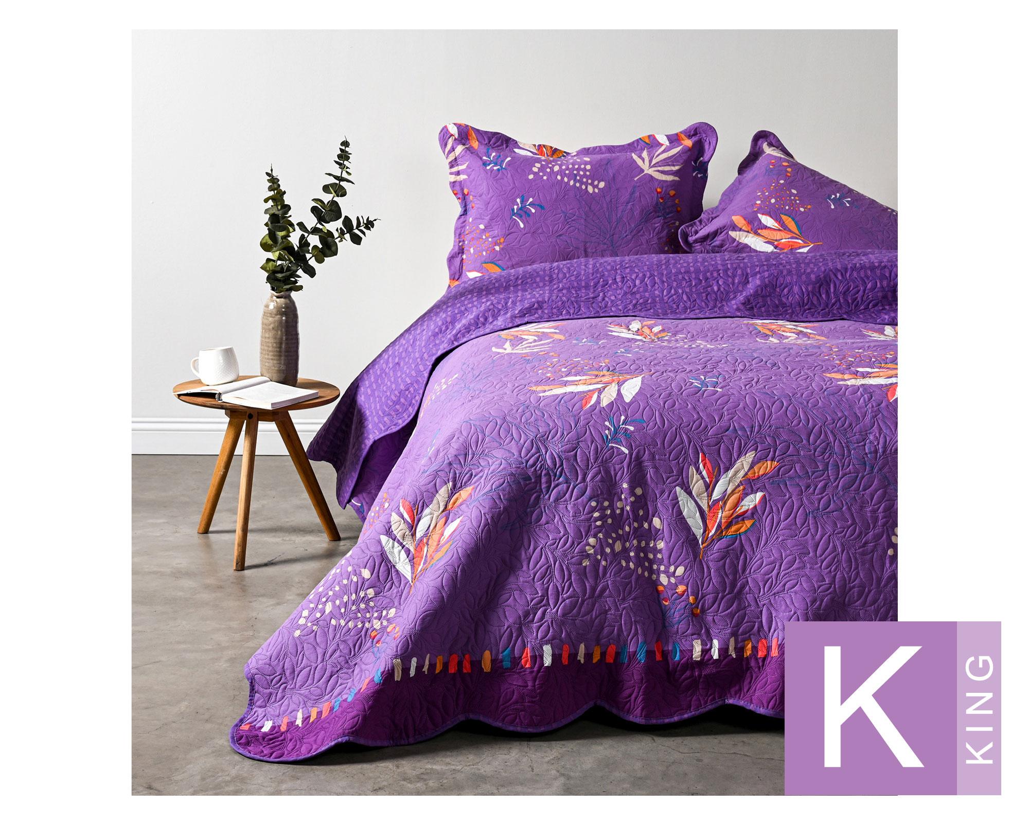 Quilt King Estampado lavander-0