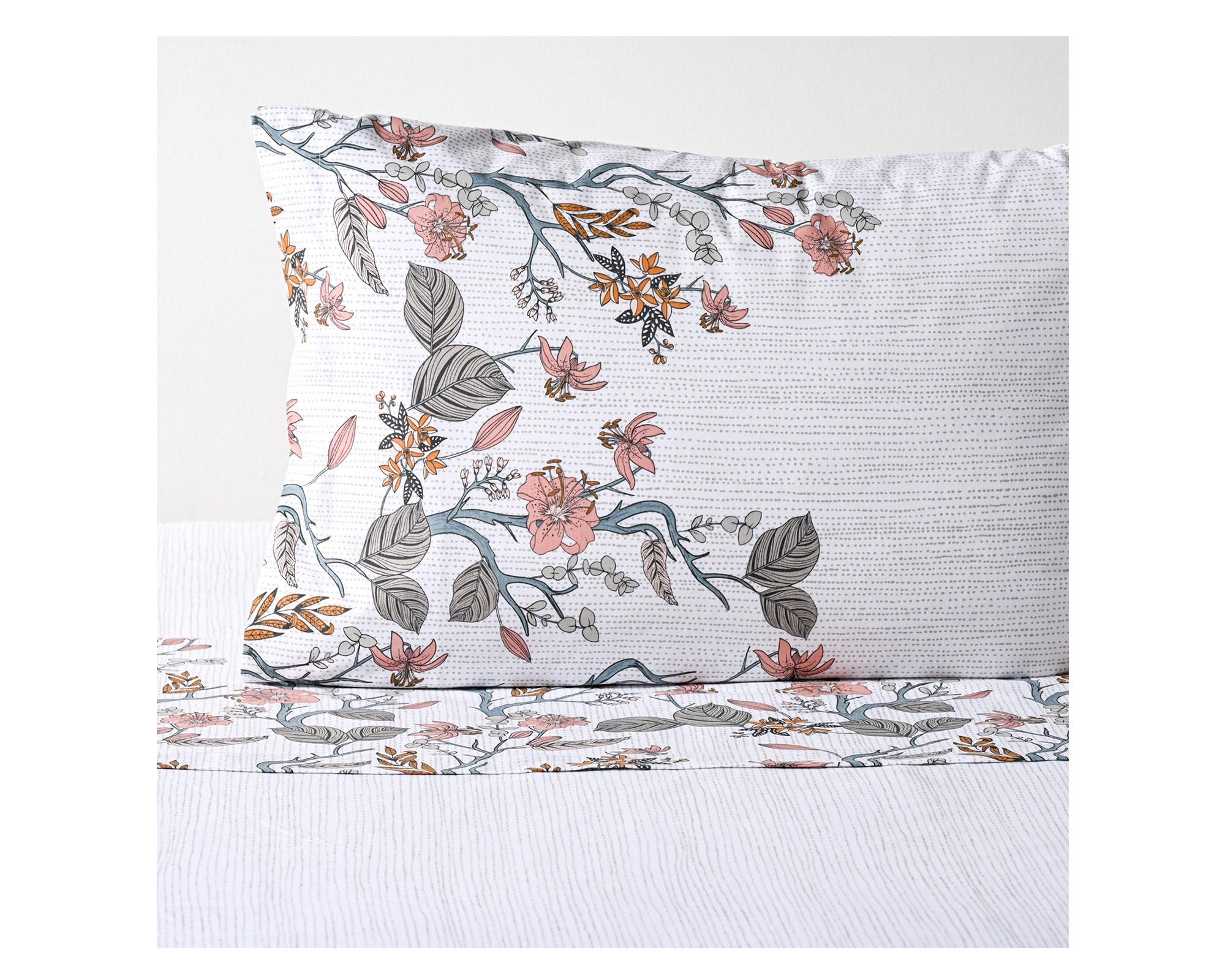 Sábanas 1.5 plazas 200 Hilos Estampado bluejay-2