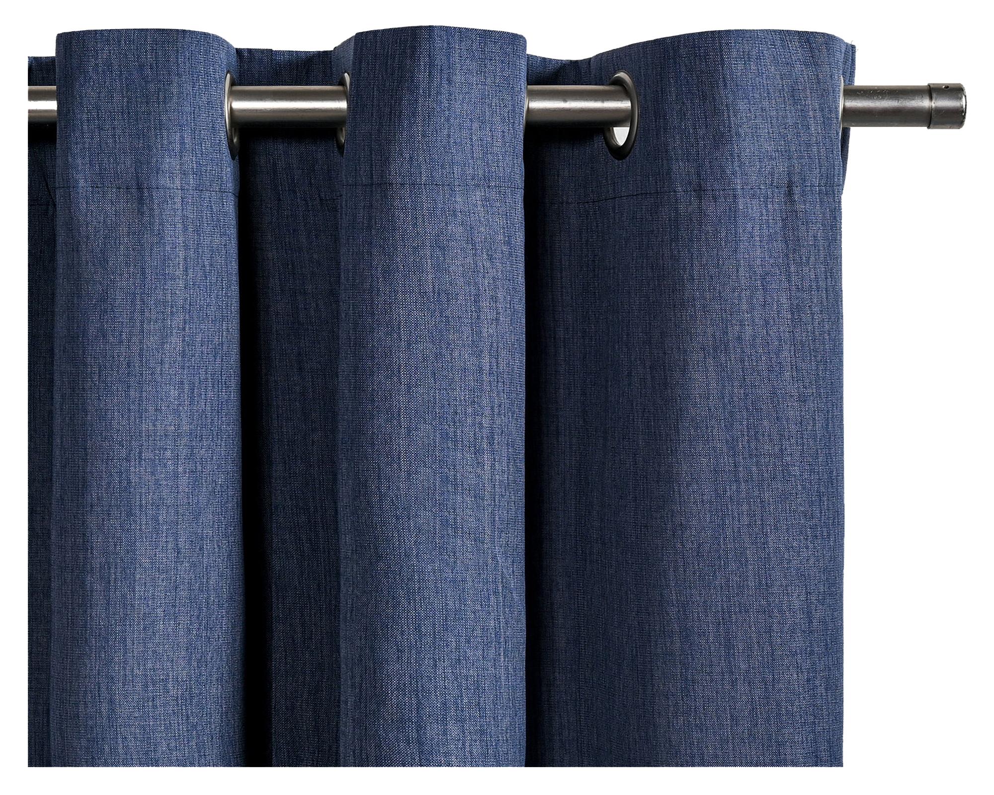 Cortina Black Out 140x230 cm Denim azul-0