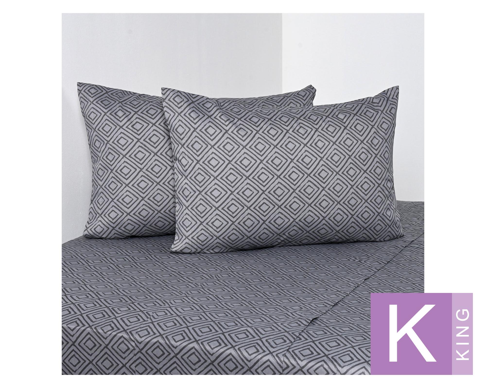 Sábanas King 144 Hilos Estampado neret-0