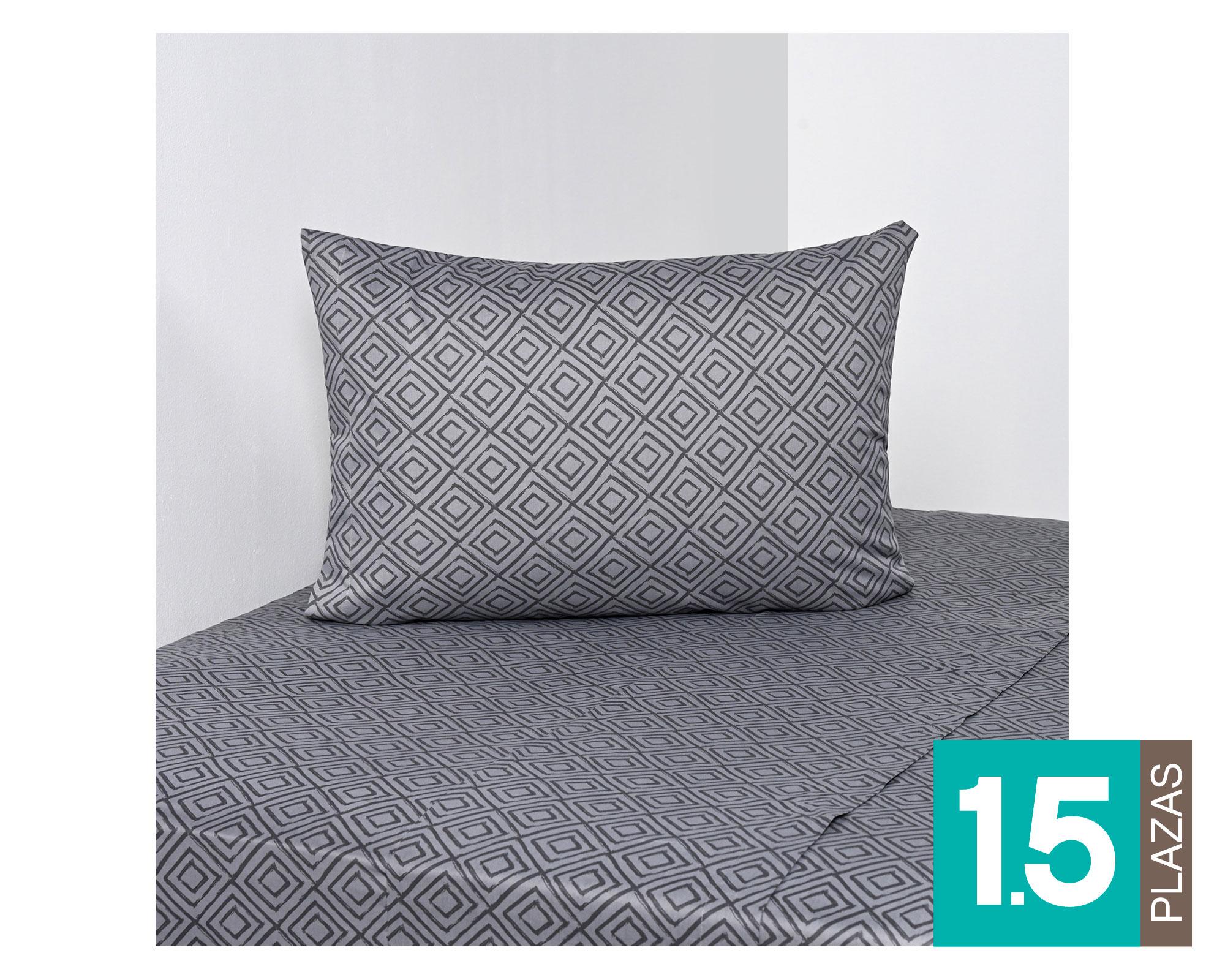 Sábanas 1.5 plazas 144 Hilos Estampado neret-0