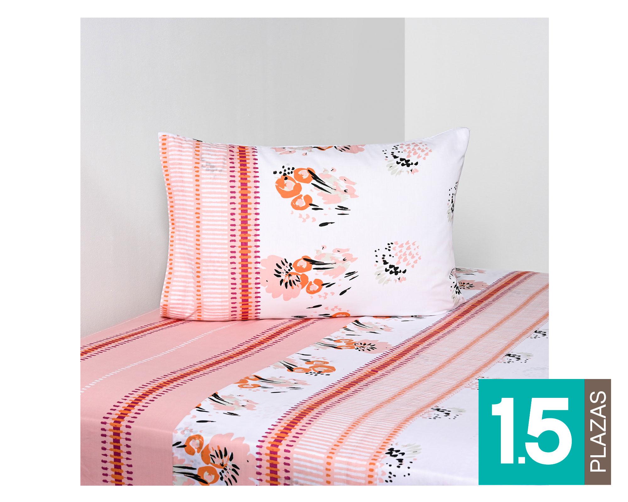 Sábanas 1.5 plazas 144 Hilos Estampado rodet-0