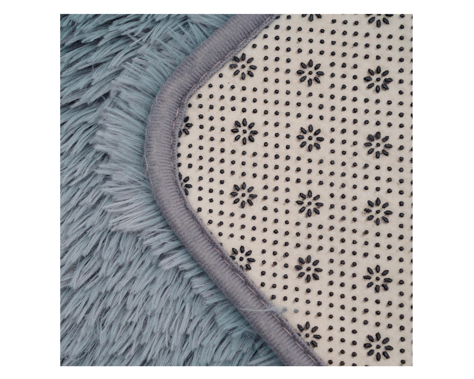 Alfombra Shaggy Bluish grey 160x230 cm-2