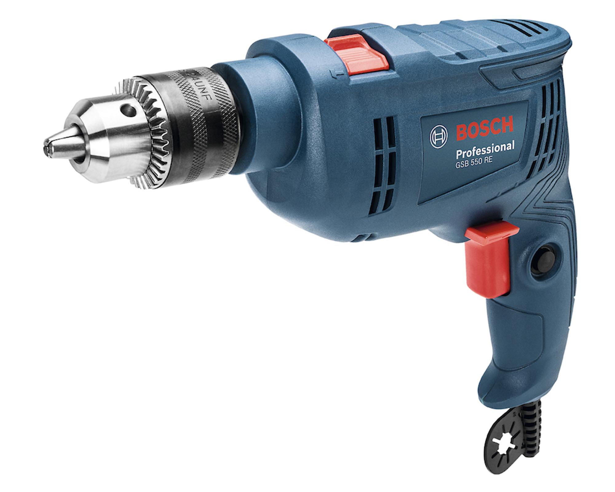 Taladro percutor 550W 25 mm GSB + esmeril 700W GWS + accesorios-1