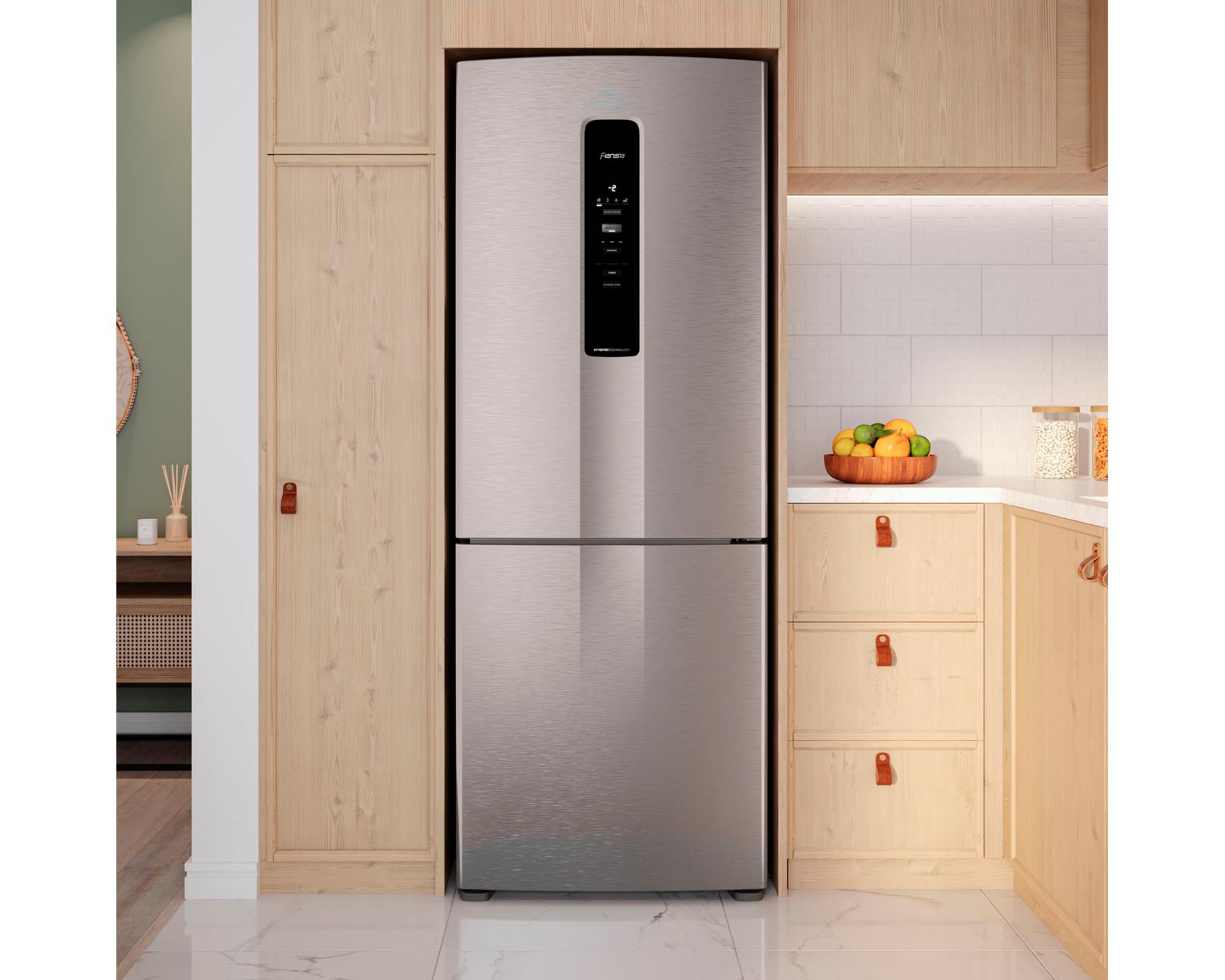 Refrigerador Bottom Freezer no frost 488 litros IB55S inox-4