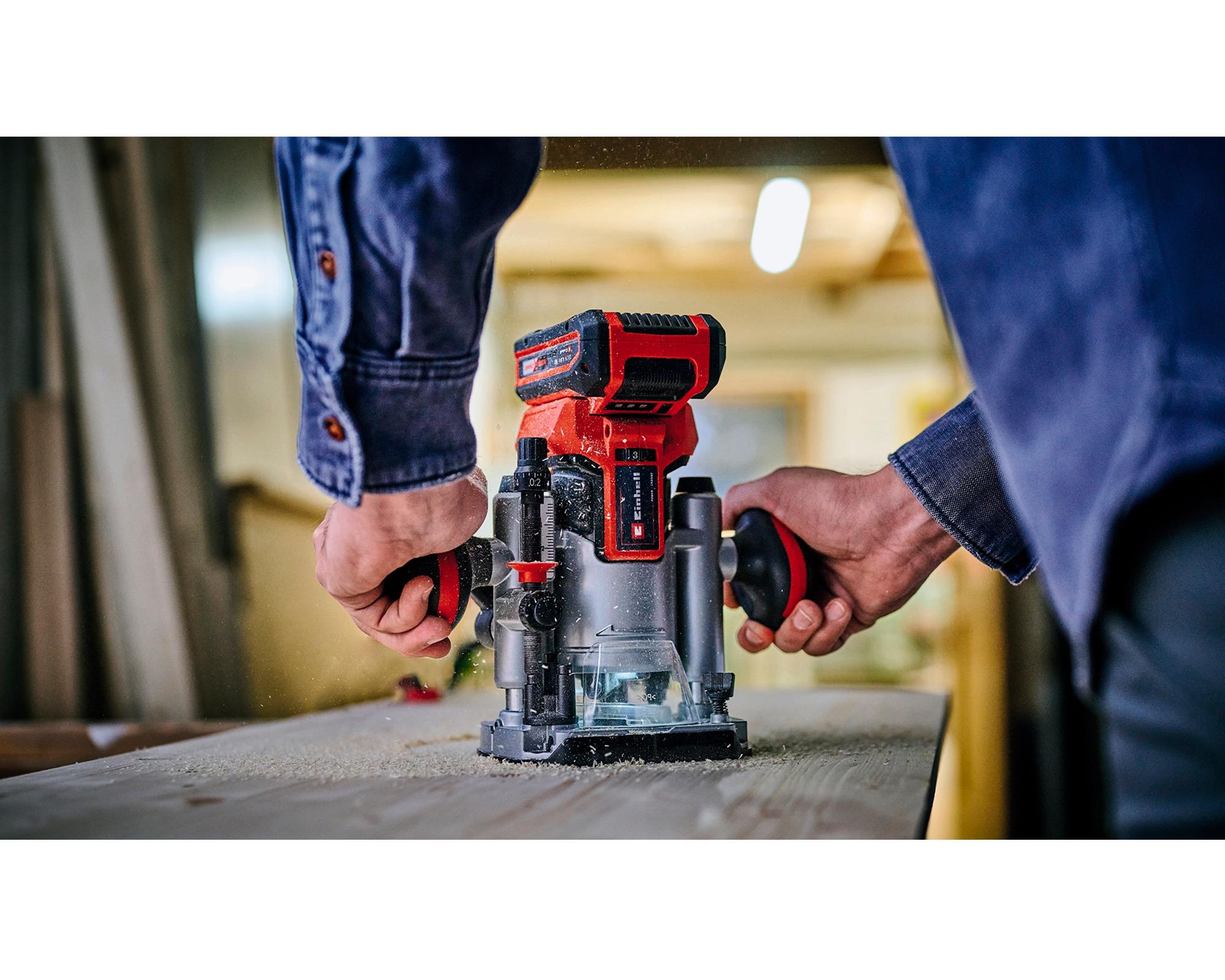 Fresadora inalámbrica TP-RO 18 Set Li BL - Solo 18V-4