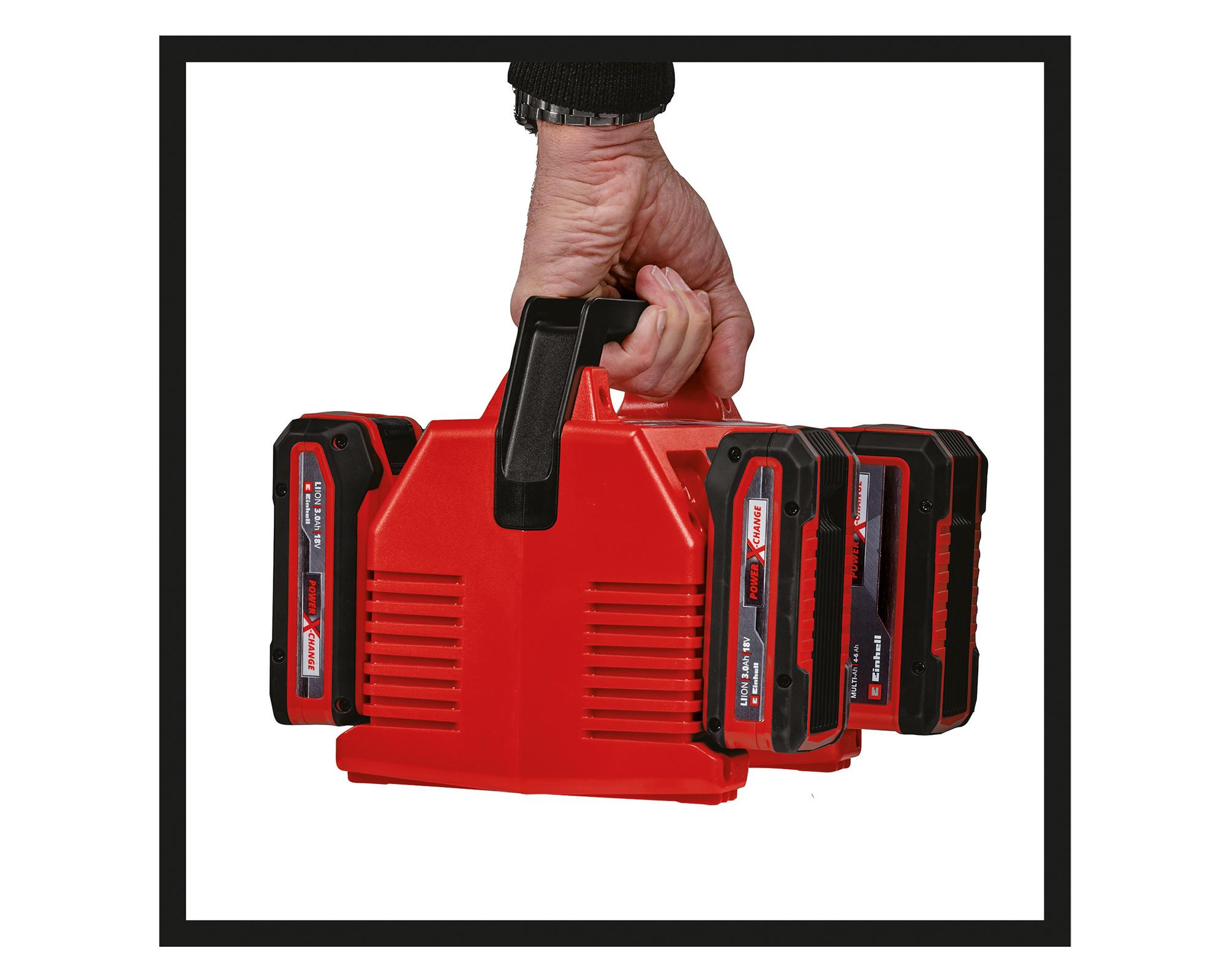 Cargador 4 baterías 2x2 Power X-Quattrocharger 4.0 Ah 18V-3