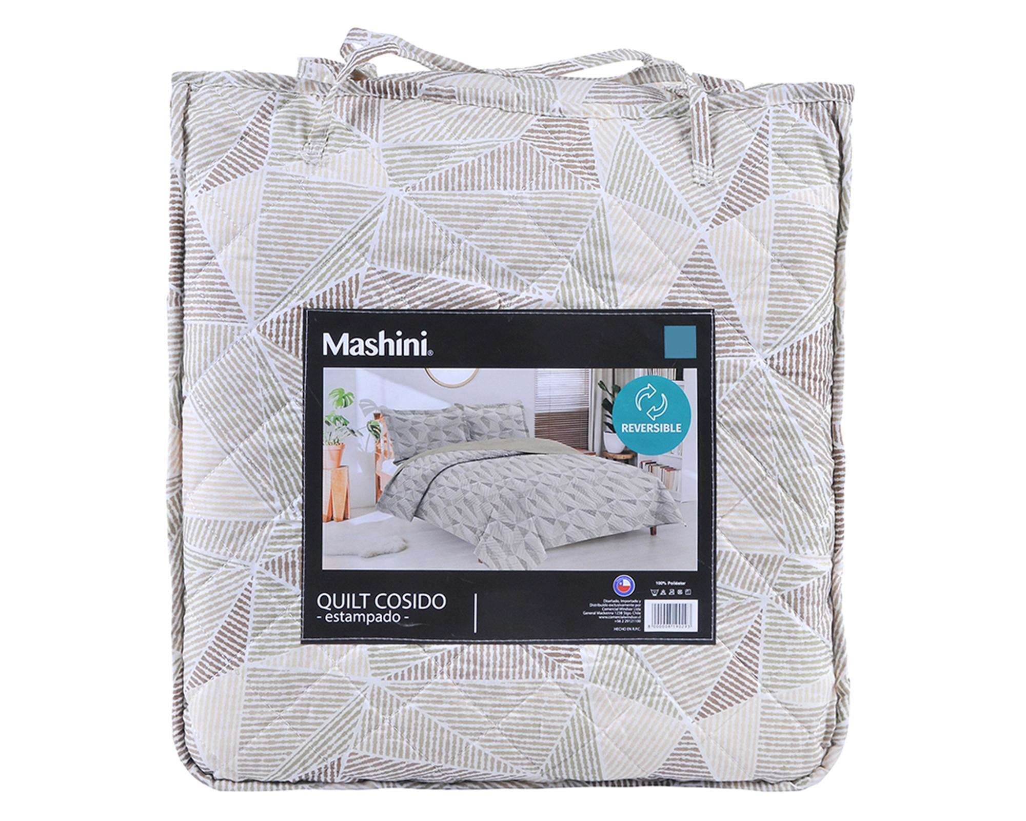 Quilt 1.5 plazas microfibra Trapecio-2