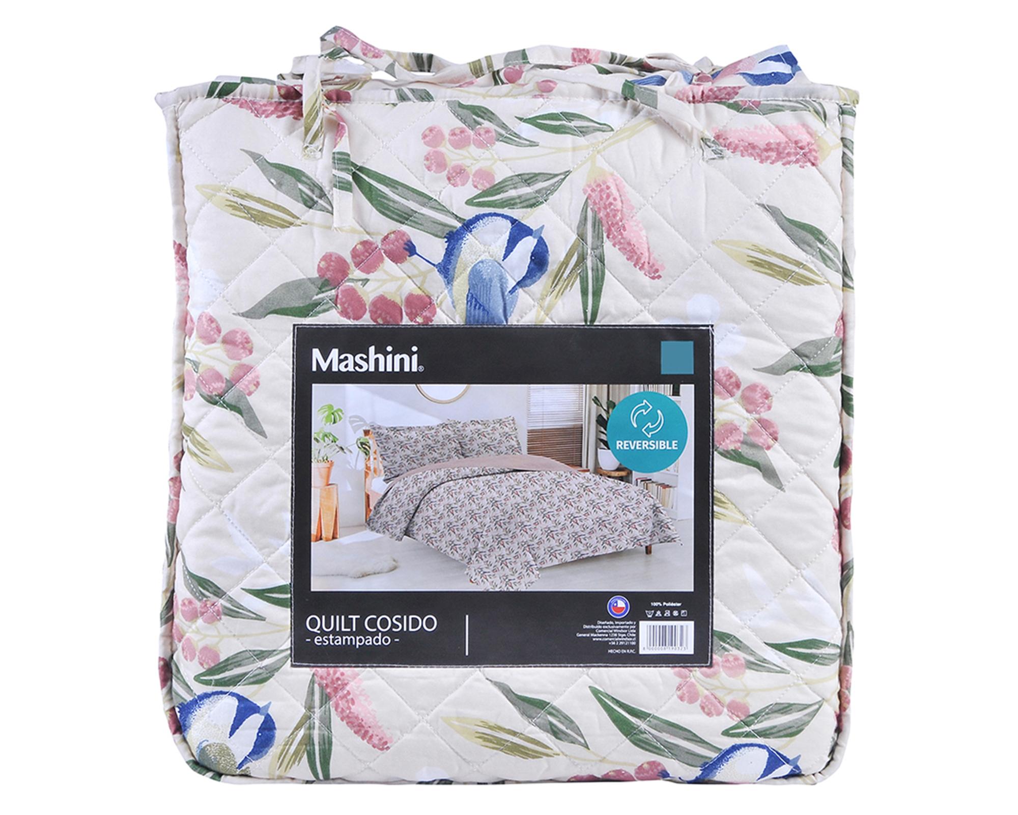 Quilt 1.5 plazas microfibra Begonia-2
