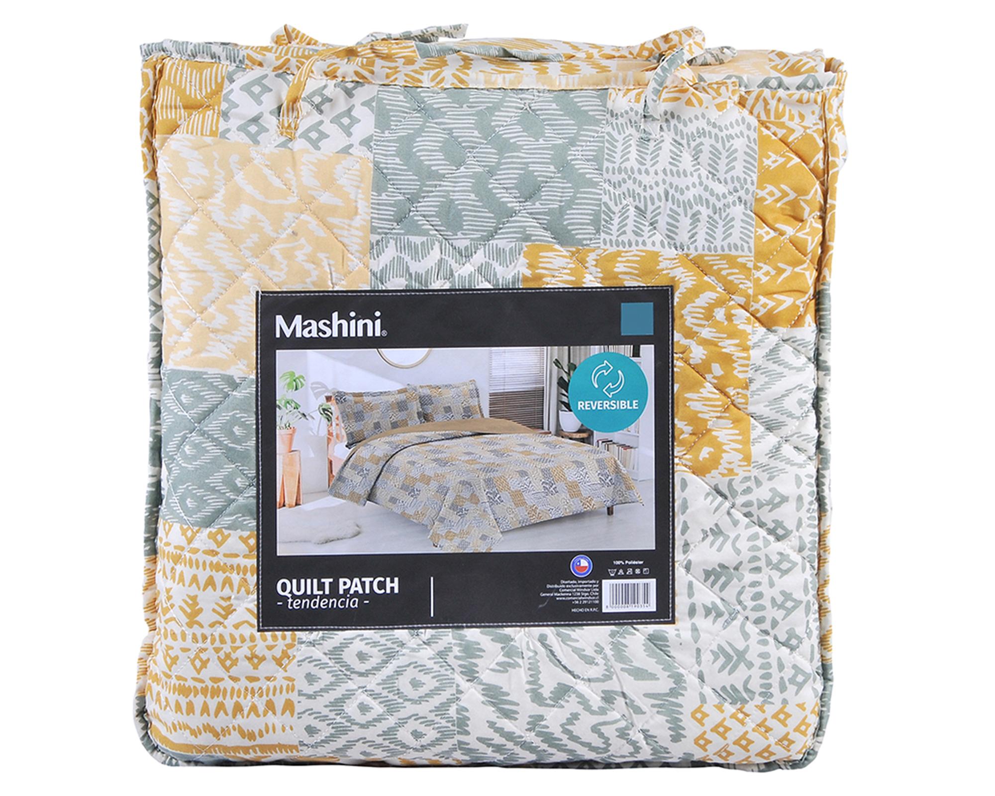 Quilt 1.5 plazas microfibra Leo-2