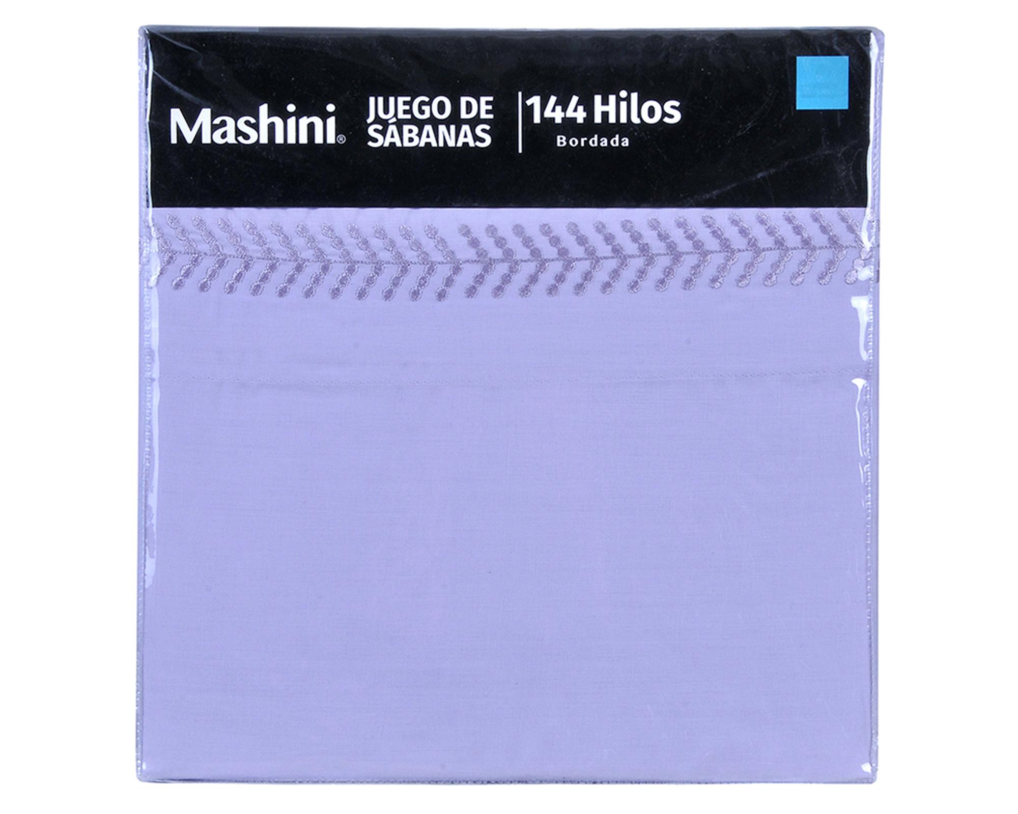 Juego de sábanas 1.5 plazas 144 hilos Puntos-2