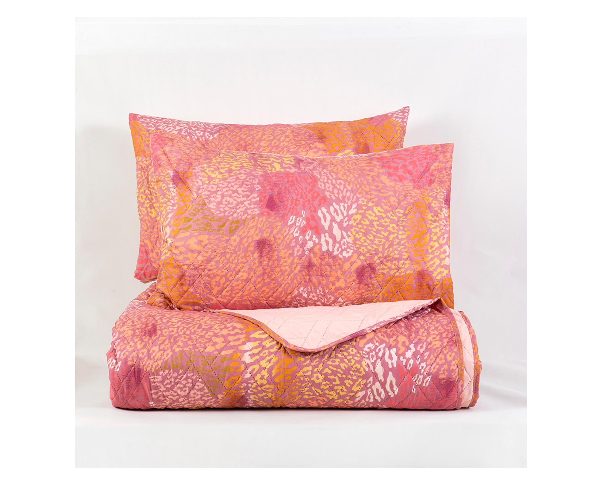 Quilt reversible 2 plazas Indo diseño-1