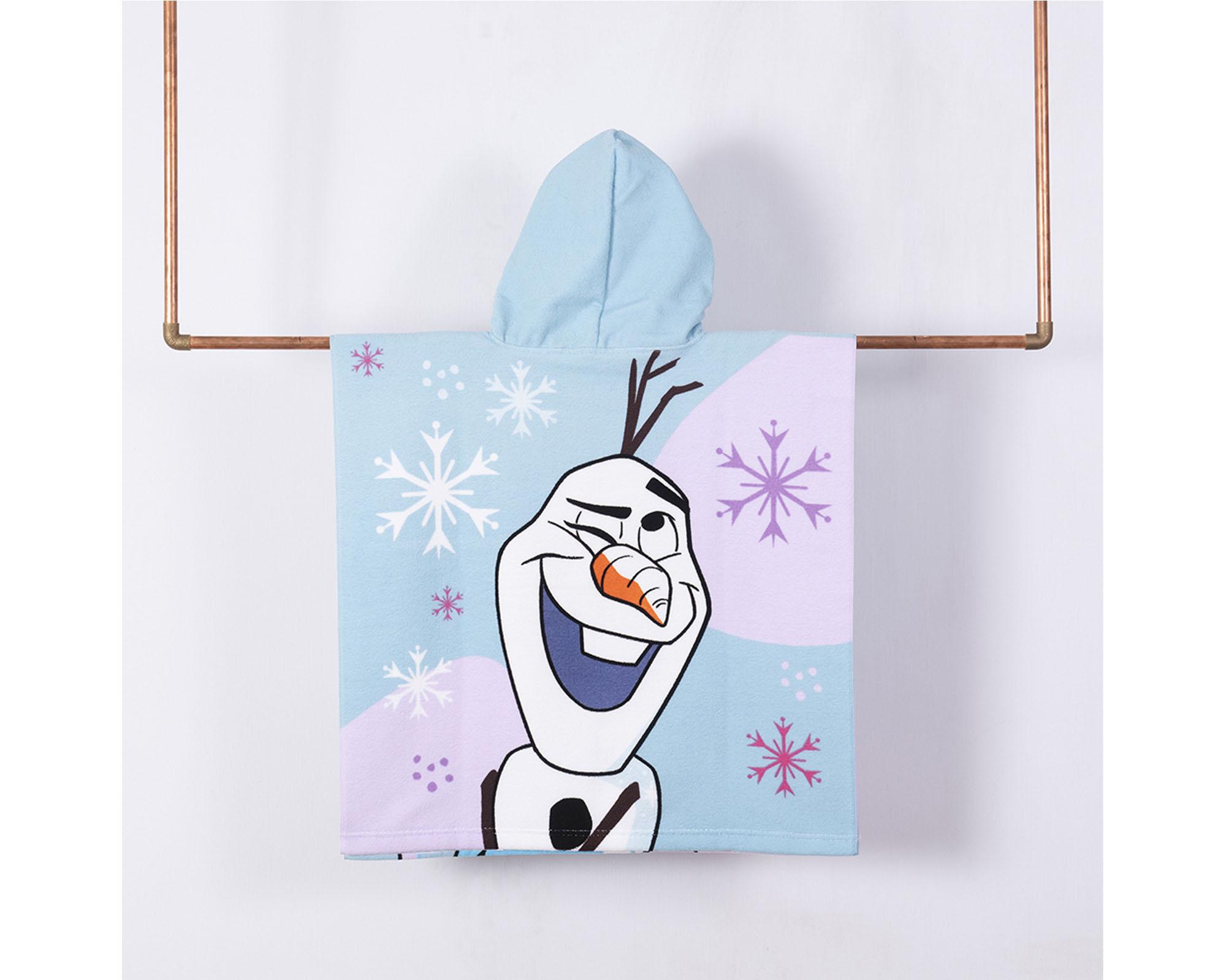 Toalla capucha 60x120 cm Frozen Hello-1