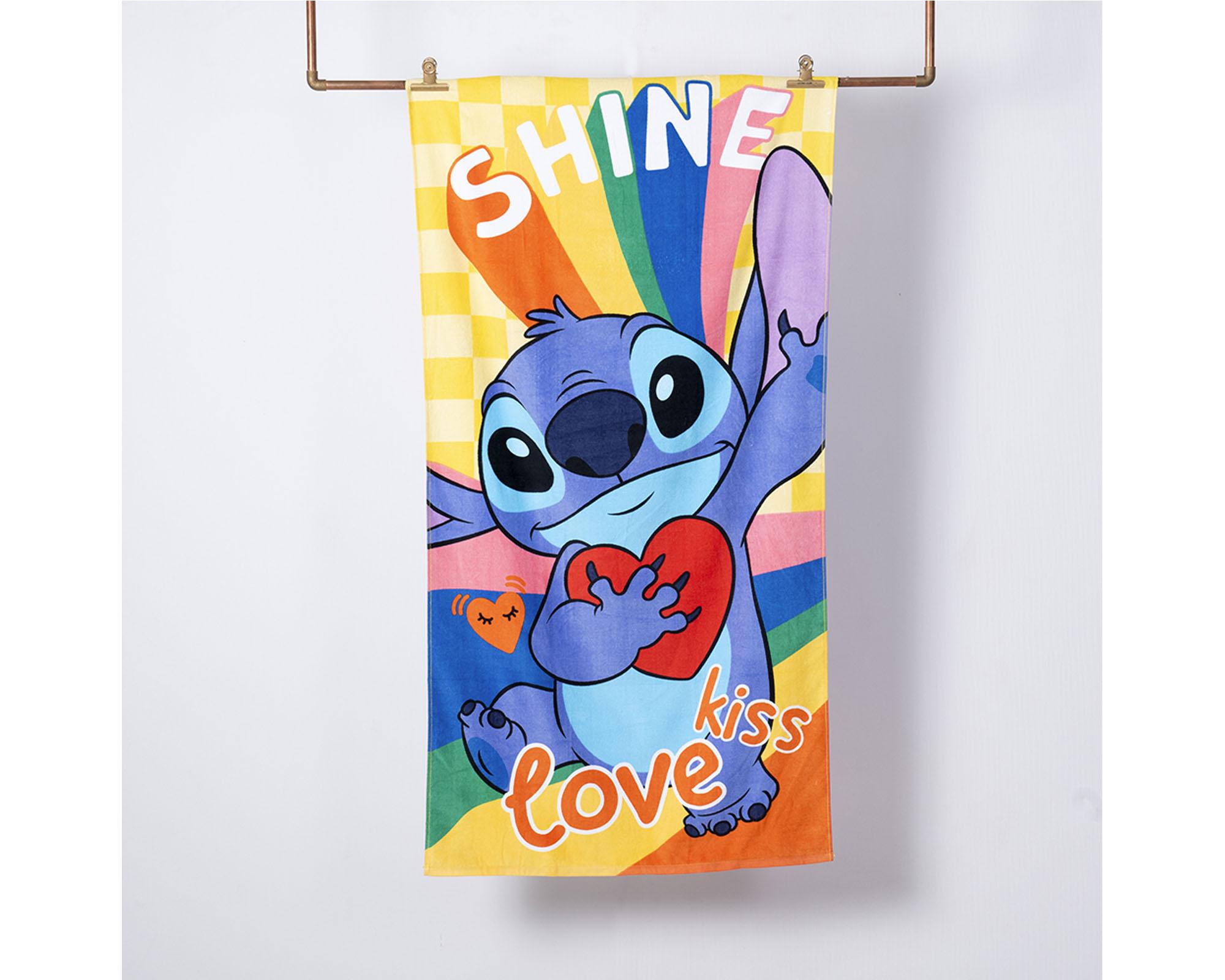 Toalla playa 70x140 cm Stitch Shine-0