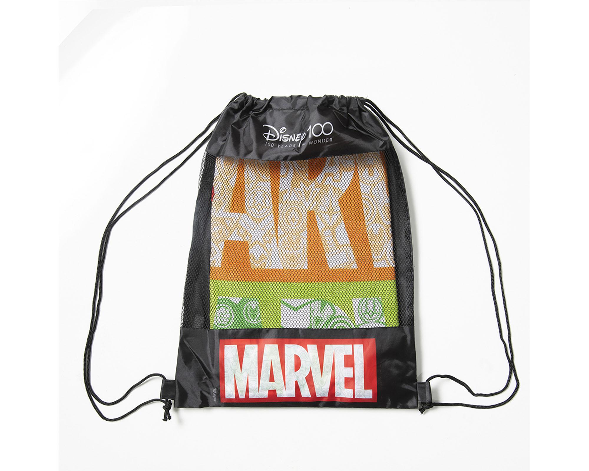 Toalla playa 70x140 cm con bolso Marvel-2