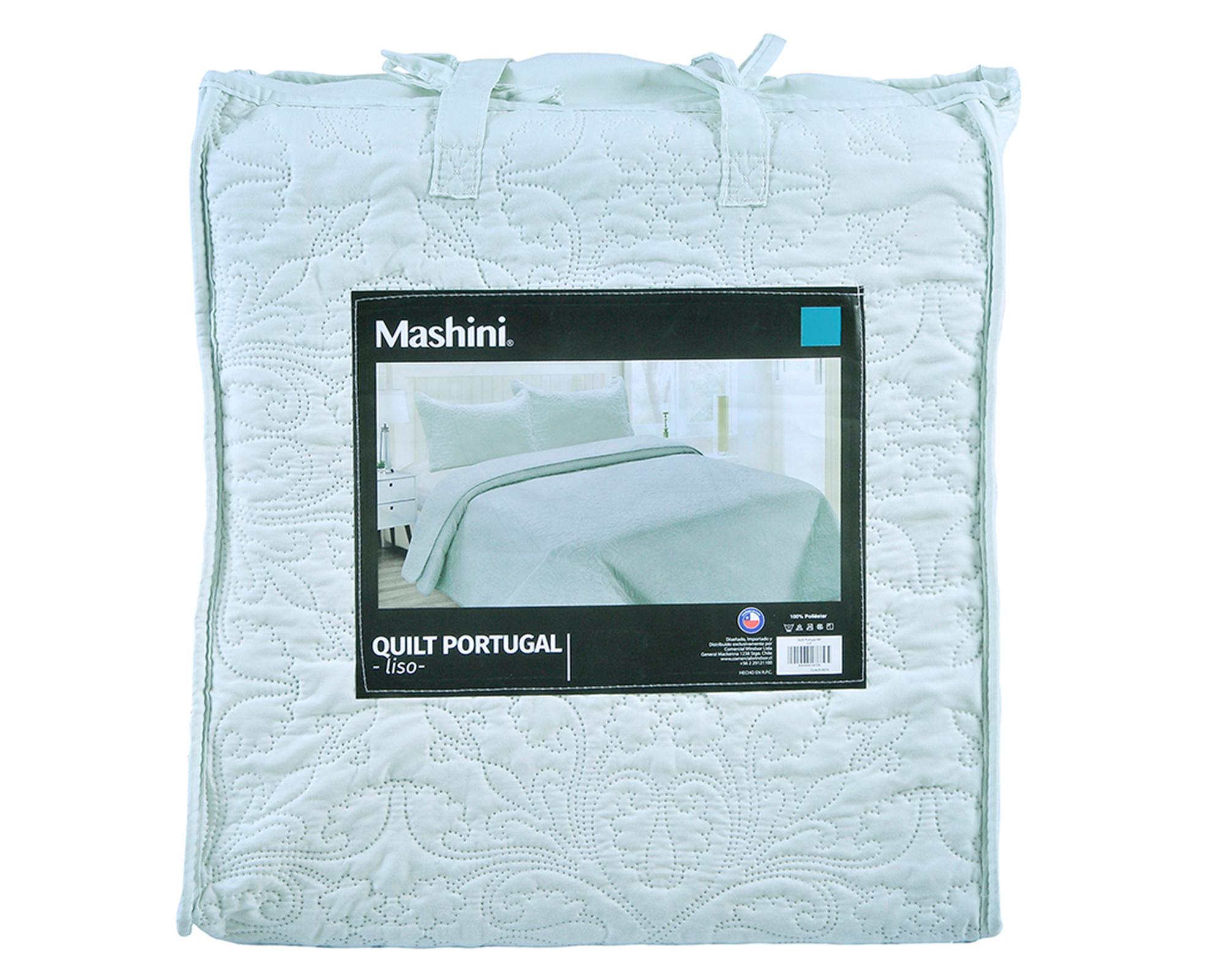 Quilt 1.5 plazas Portugal verde-2