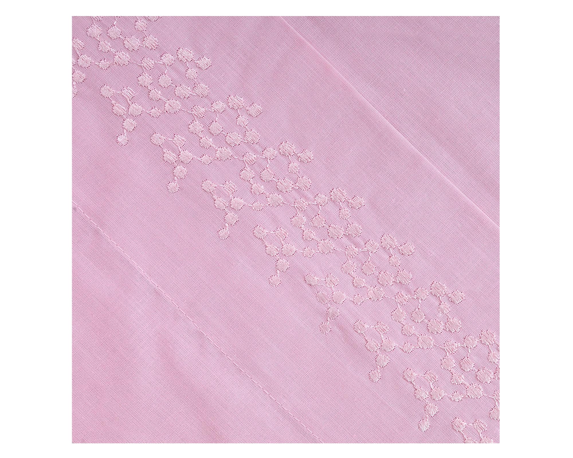 Sábanas Súper King Puntos rosado-1