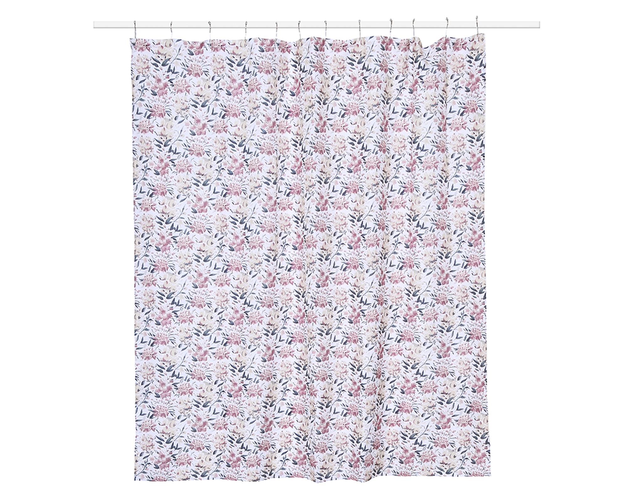 Set Cortina baño 180x180 cm Cerezo diseño-1