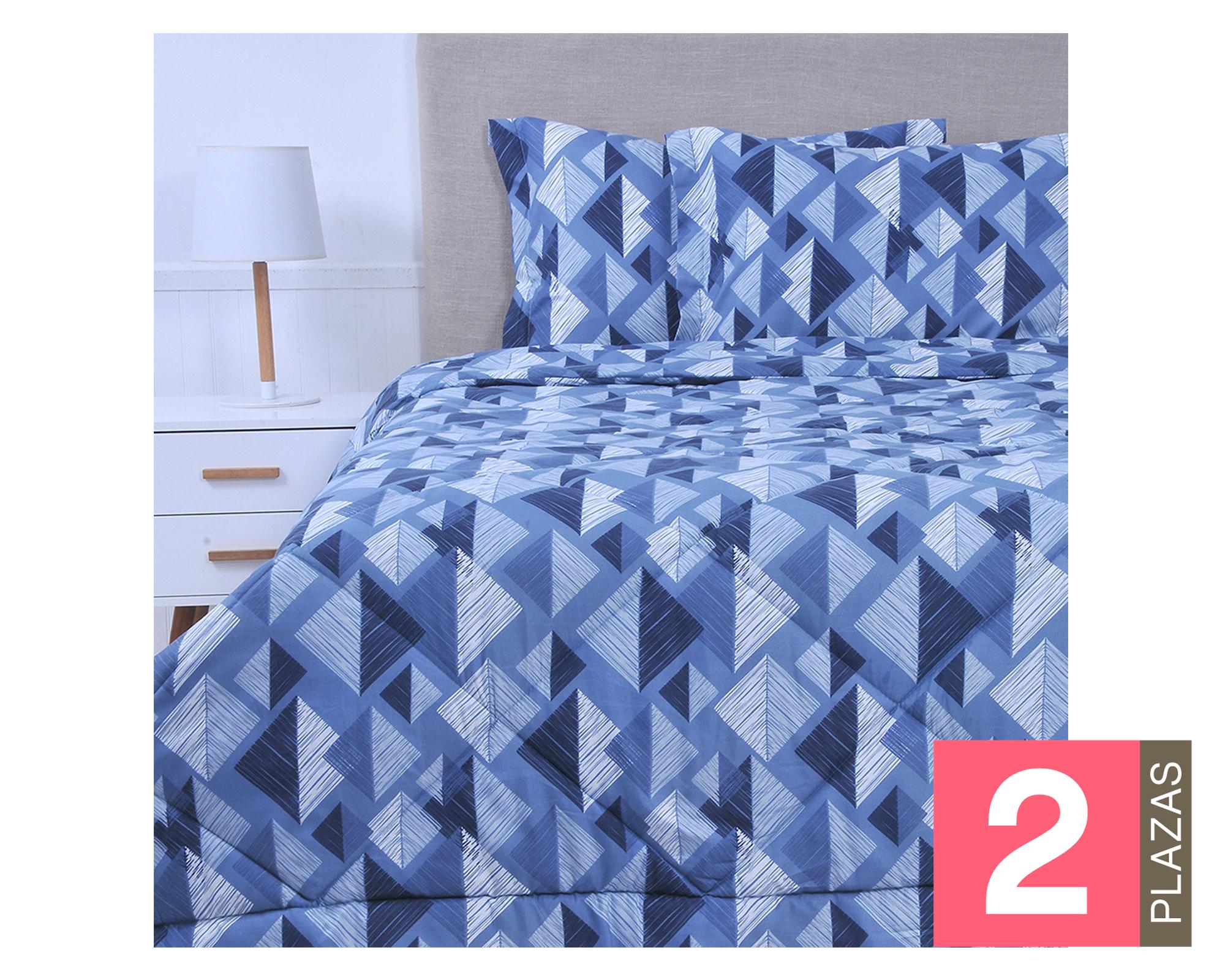 Plumón 2 plazas Rombos diseño-0