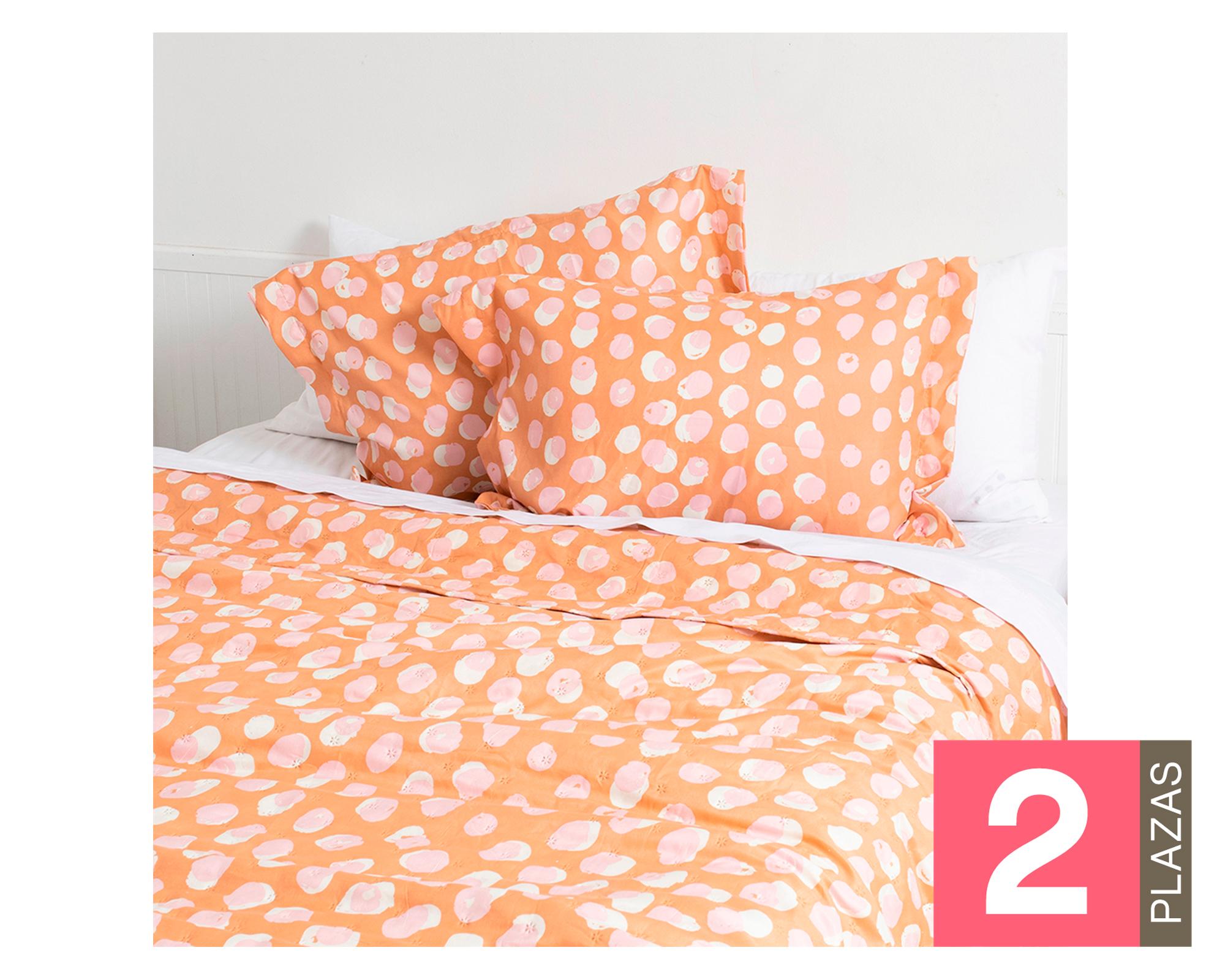 Quilt + sábanas 2 plazas Dots-0