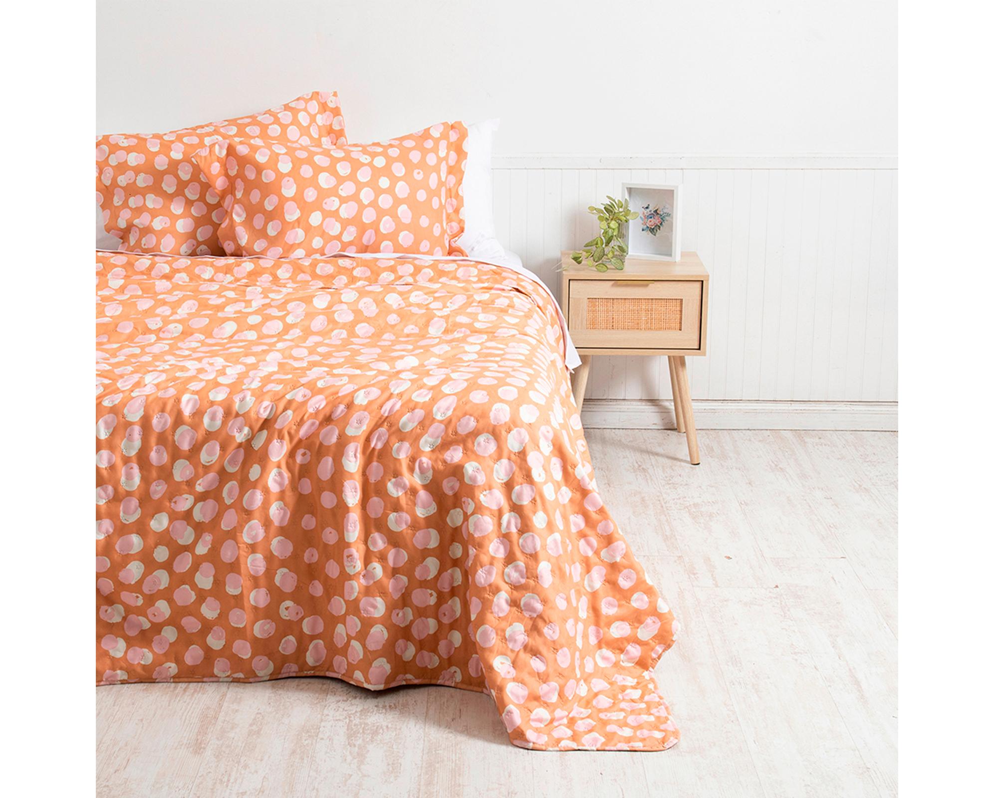 Quilt + sábanas 2 plazas Dots-1