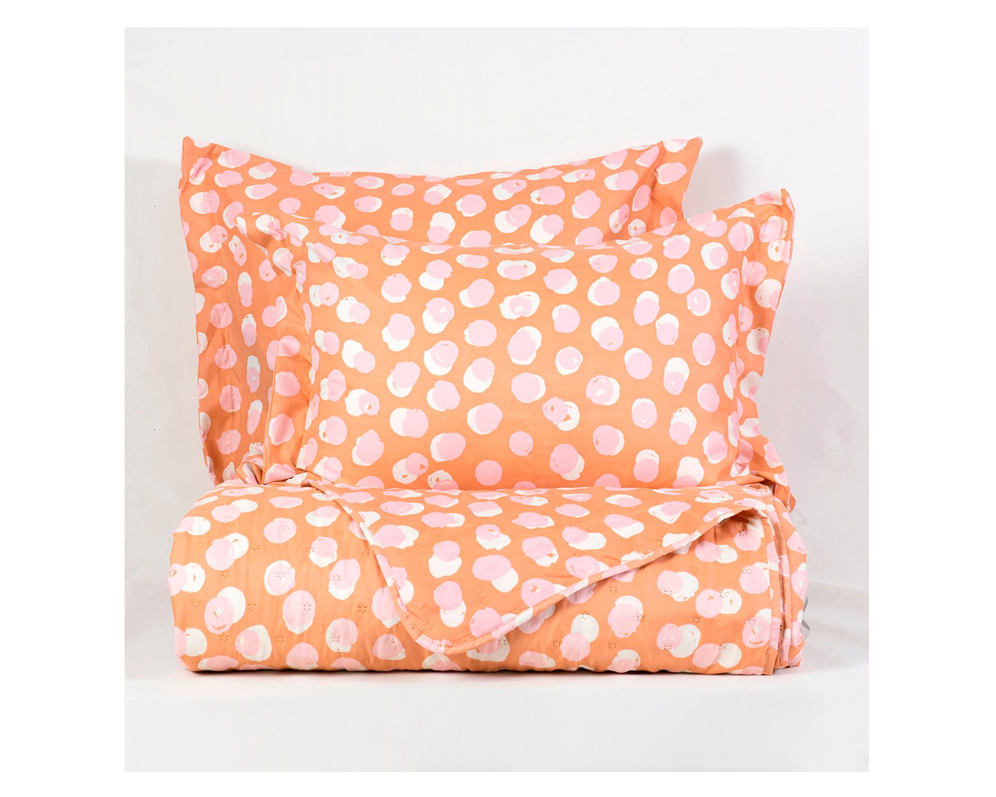 Quilt + sábanas 1.5 plazas Dots-1