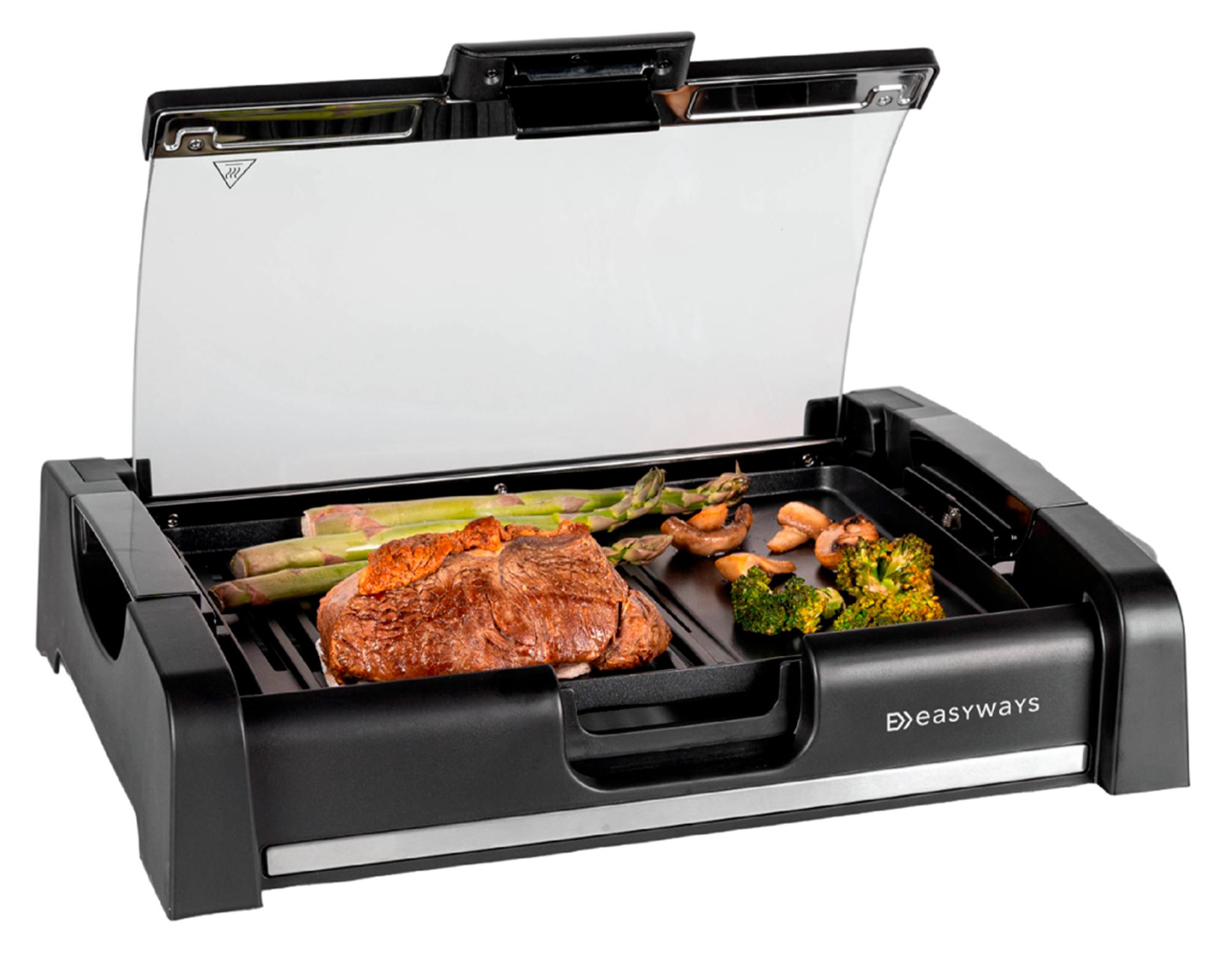 Parrilla eléctrica 1650W Pitmaster negro-1