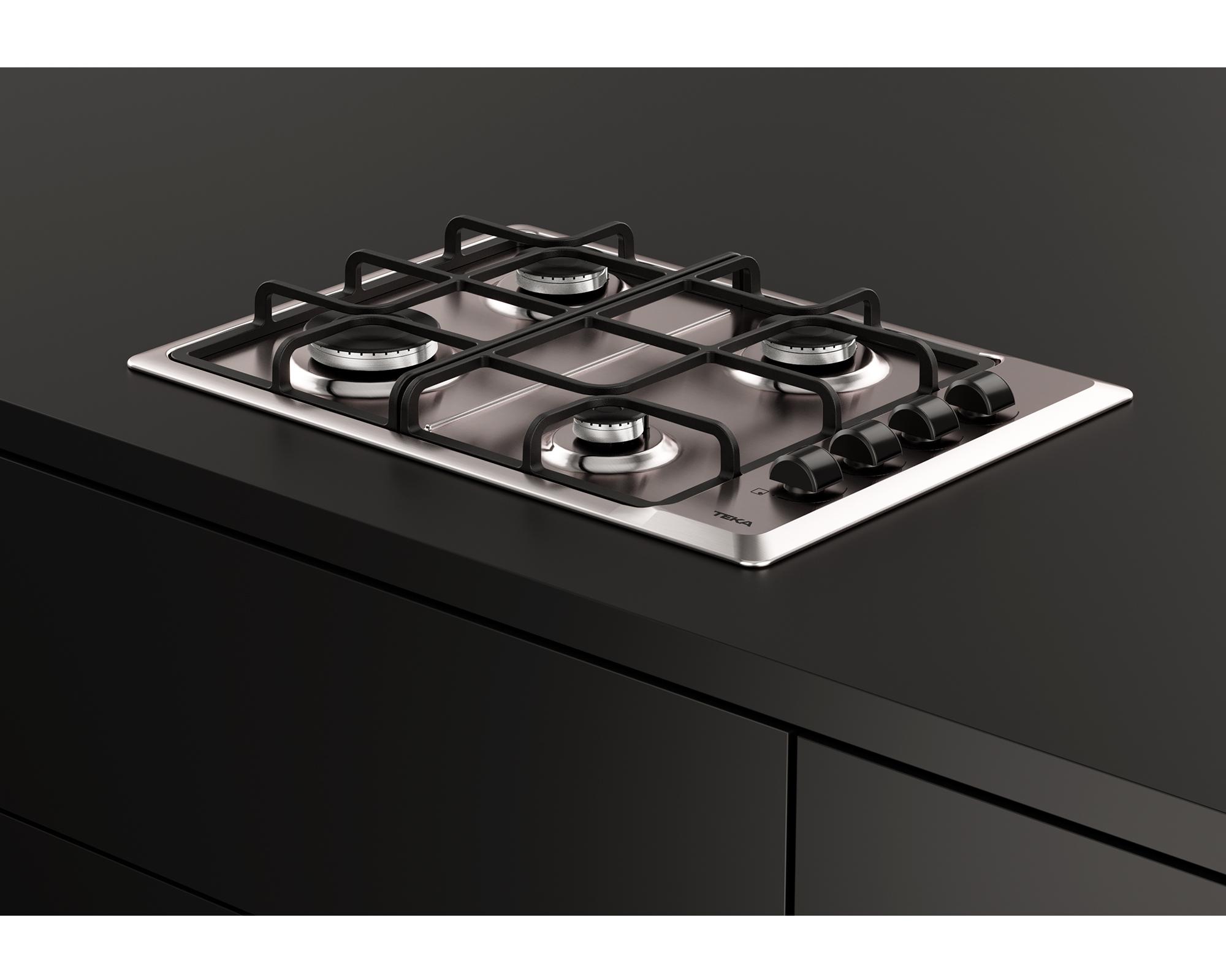 Encimera gas natural HLX540 KBN0C IX 4 quemadores-4