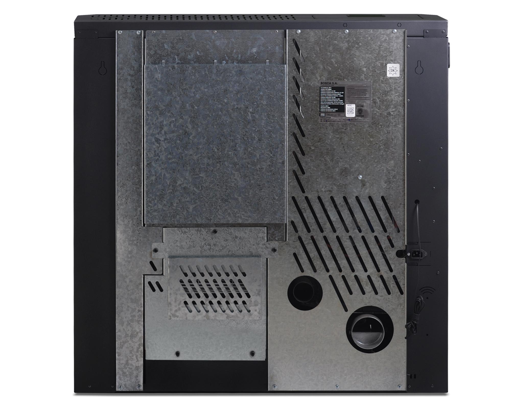 Estufa a pellet de pasillo 9100W Fit 9 charcoal-2