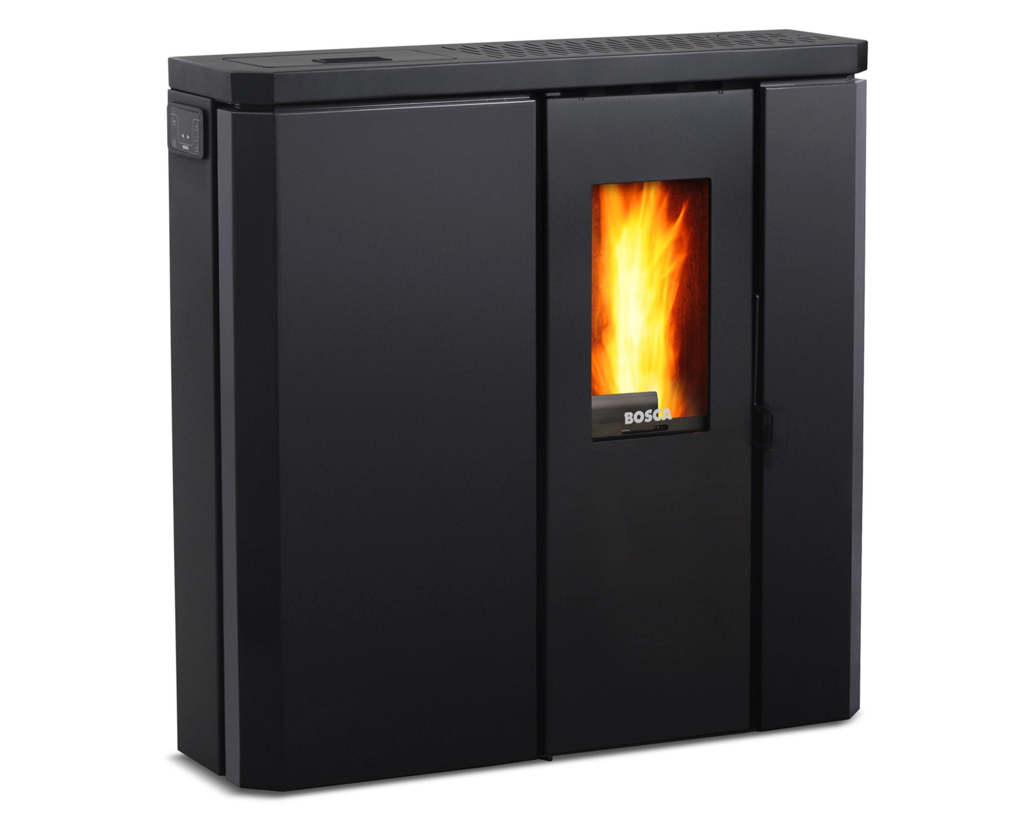 Estufa a pellet de pasillo 9100W Fit 9 charcoal-1