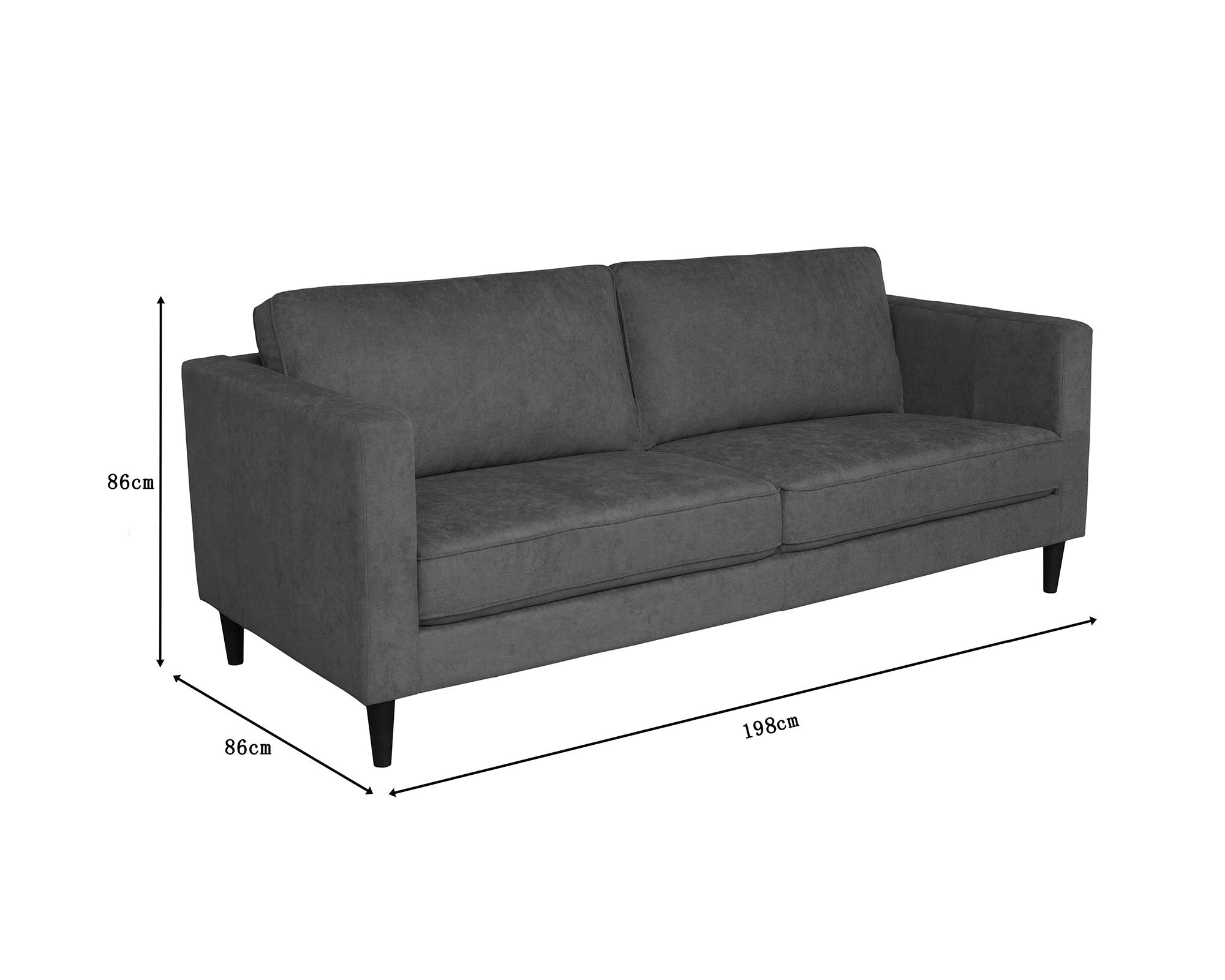 Sofá 3 cuerpos Diana 2.0 gris claro-4