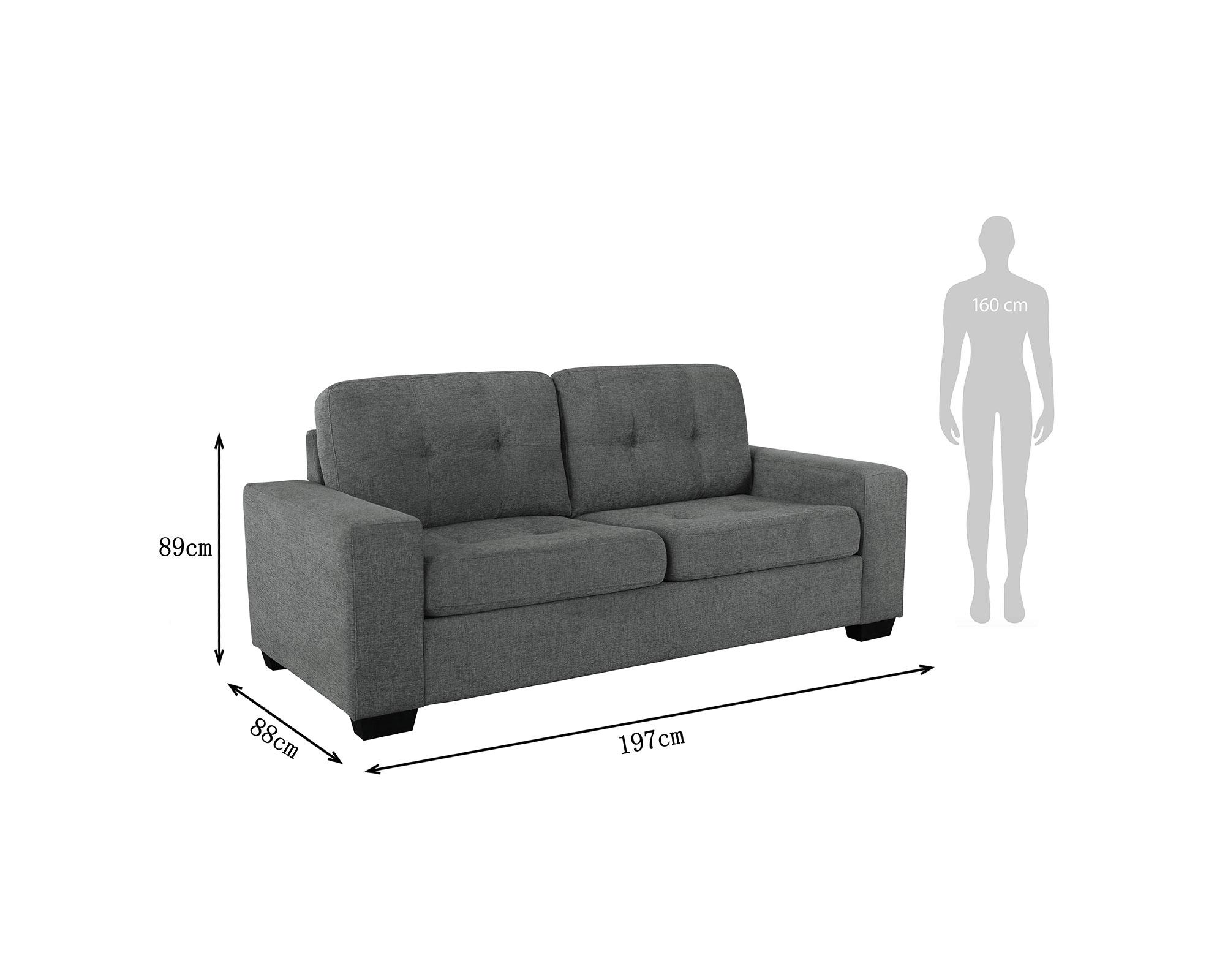 Sofá cama Morgana gris-6