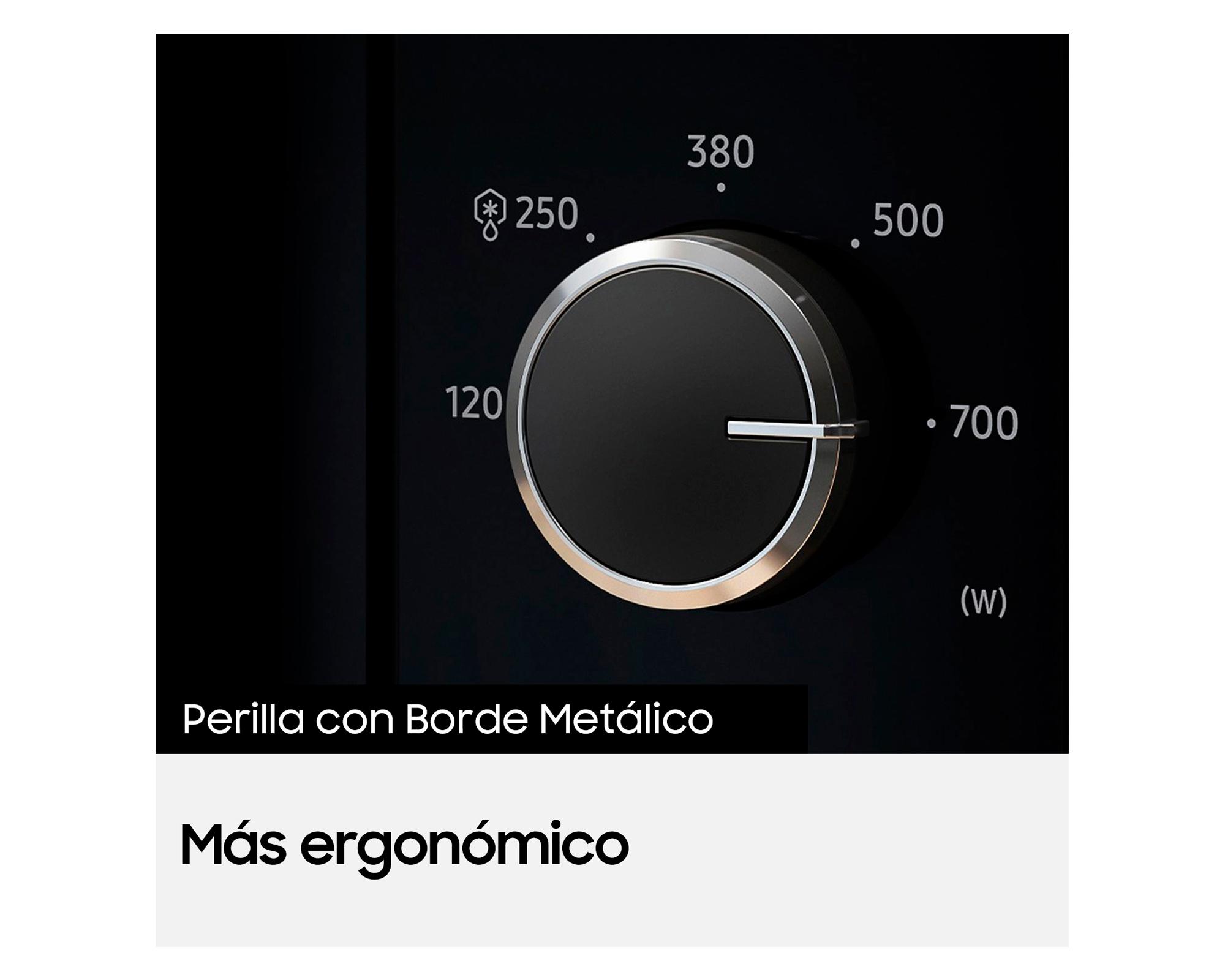 Microondas análogo MS20A3010AL/ZS negro 20 lt-3