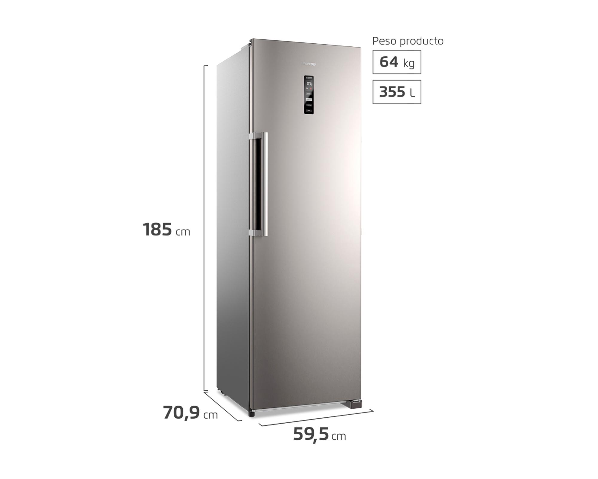 Refrigerador sin freezer no frost 355 litros Twin RTI4S inox-4