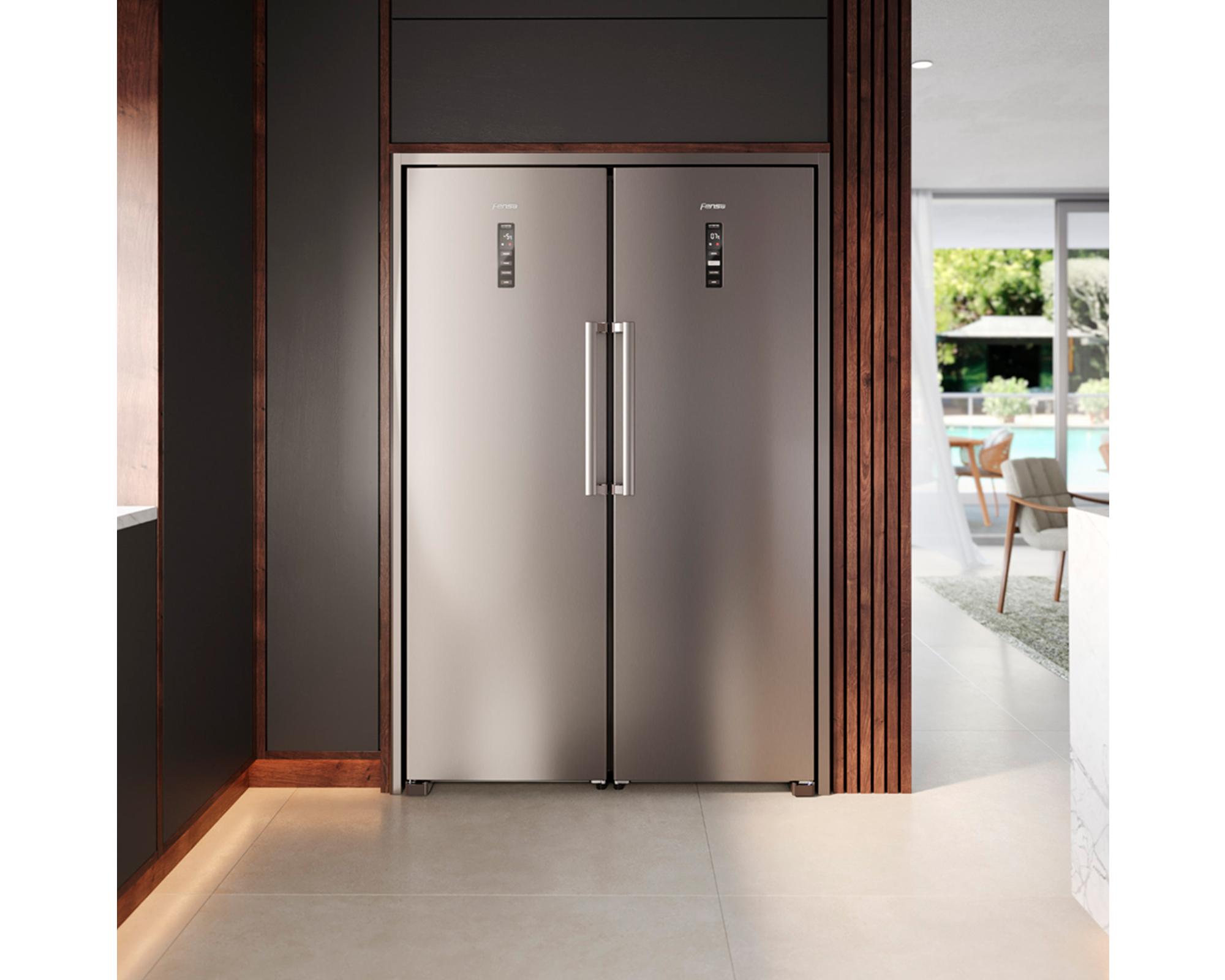 Refrigerador sin freezer no frost 355 litros Twin RTI4S inox-3
