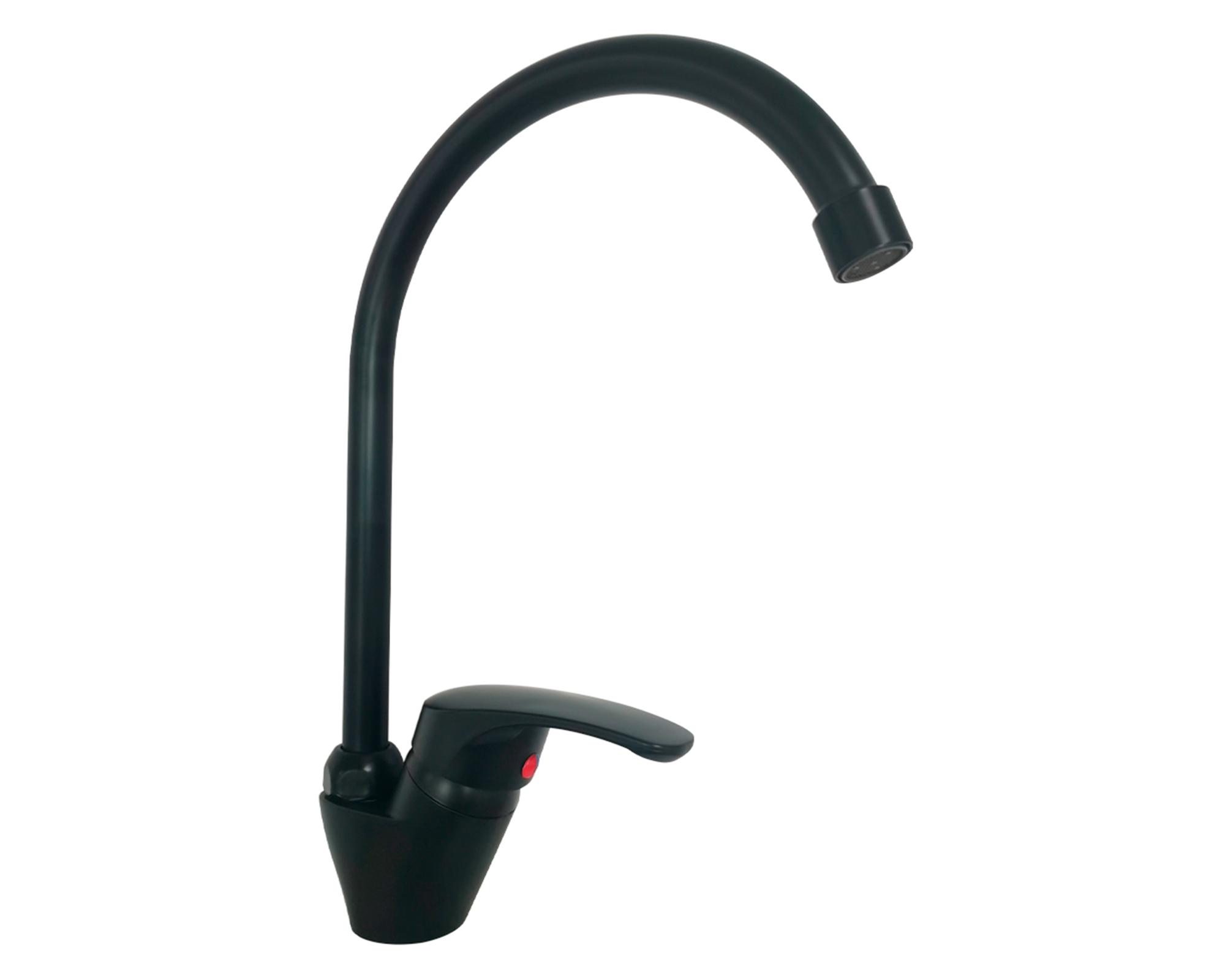 Monomando cocina Duschy Eko negro mate-0