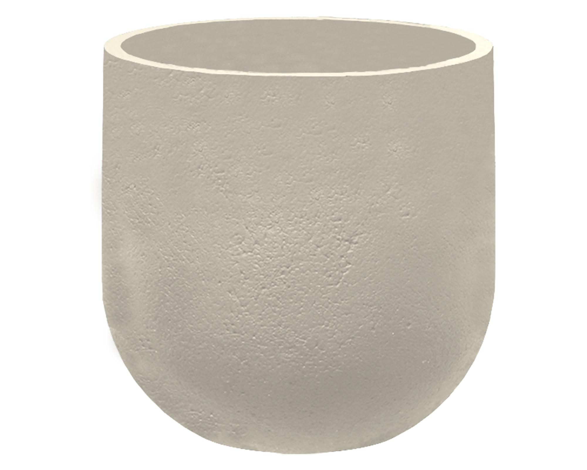 Maceta Rustic Cask 55 cm sandstone-0