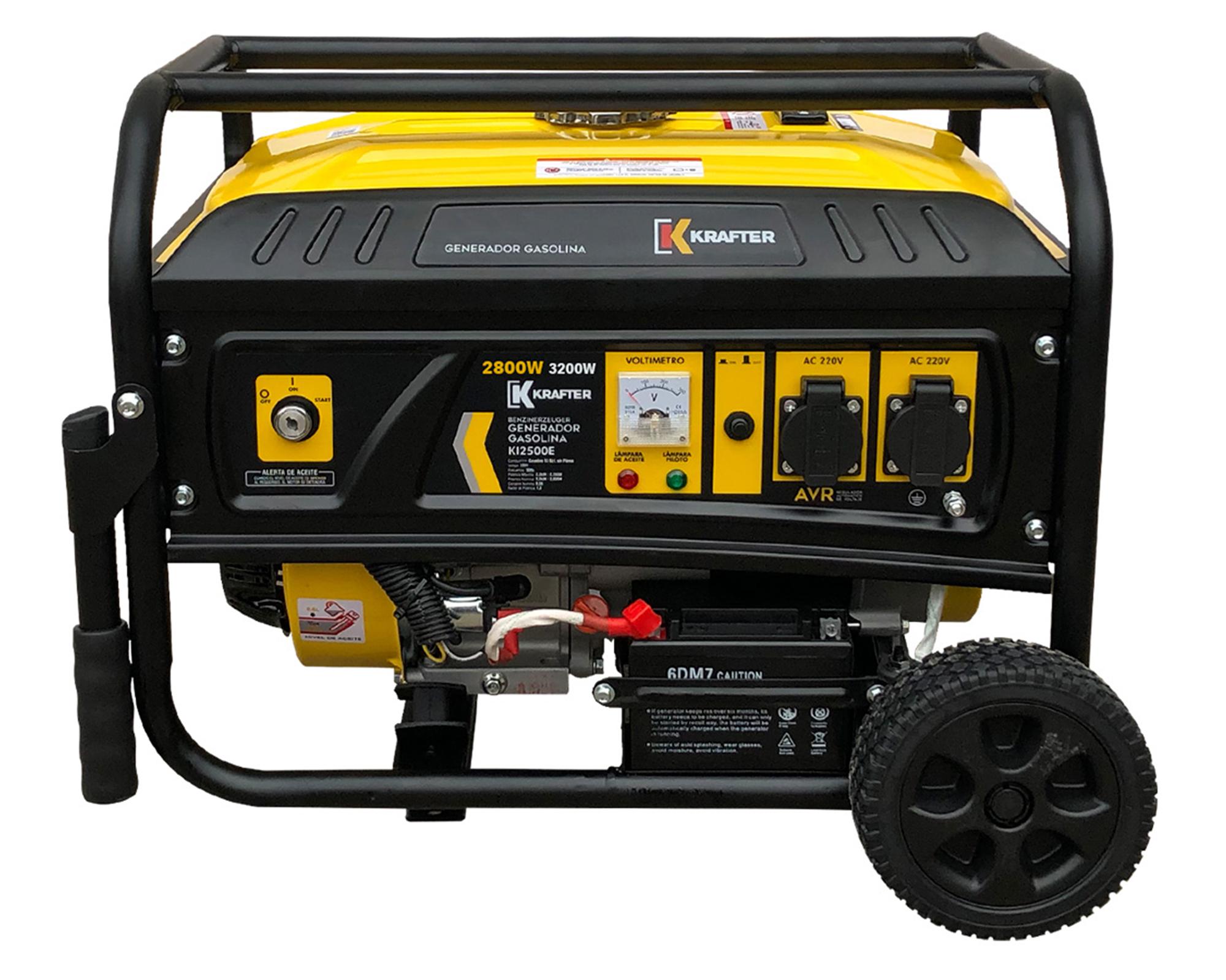 Generador a gasolina KI3500E 3200W 15 litros-0