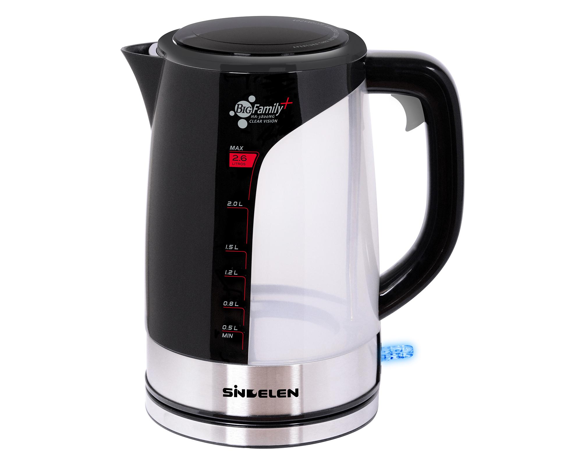 Hervidor 2.6 litros HA-3800NG negro-0
