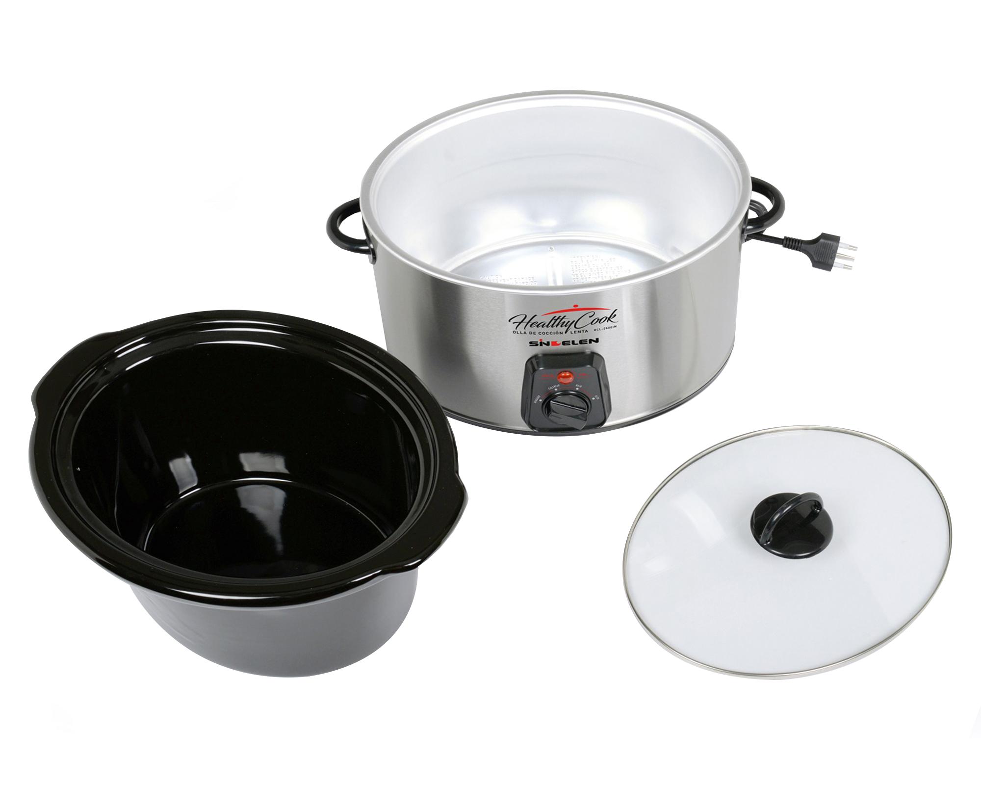 Olla eléctrica cocción lenta OCL-5500IN gris 5.6 lt-2