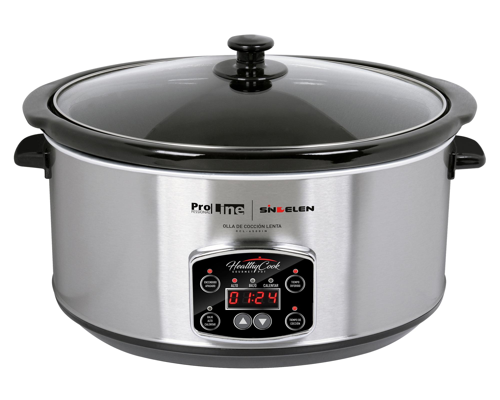 Olla digital cocción lenta 5.6 lt-0