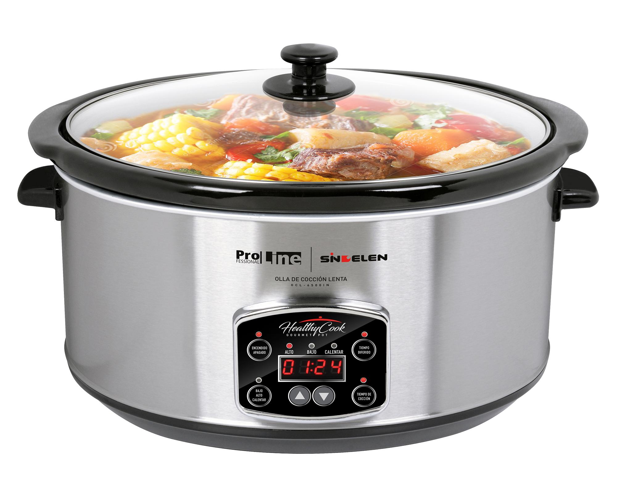 Olla digital cocción lenta 5.6 lt-1