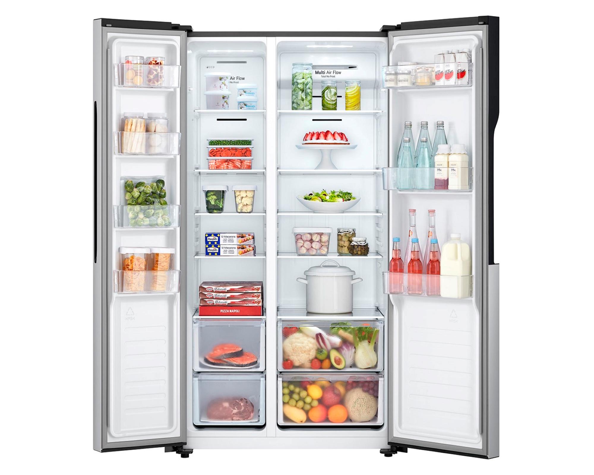 Refrigerador Side by Side GS51MPP no frost 509 lt platinium silver-4