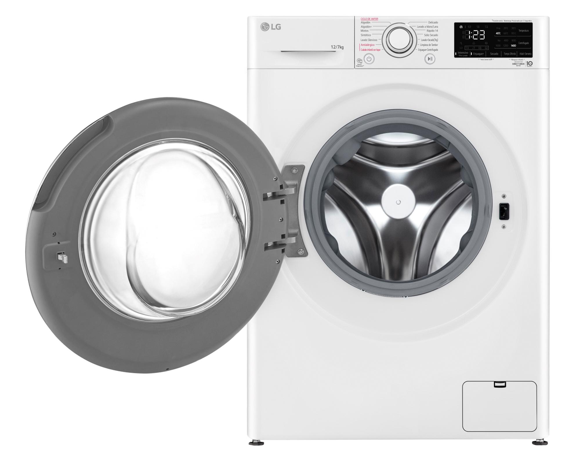 Lavadora secadora carga frontal 12/7 kg WD12WVC5S6 blanco-2